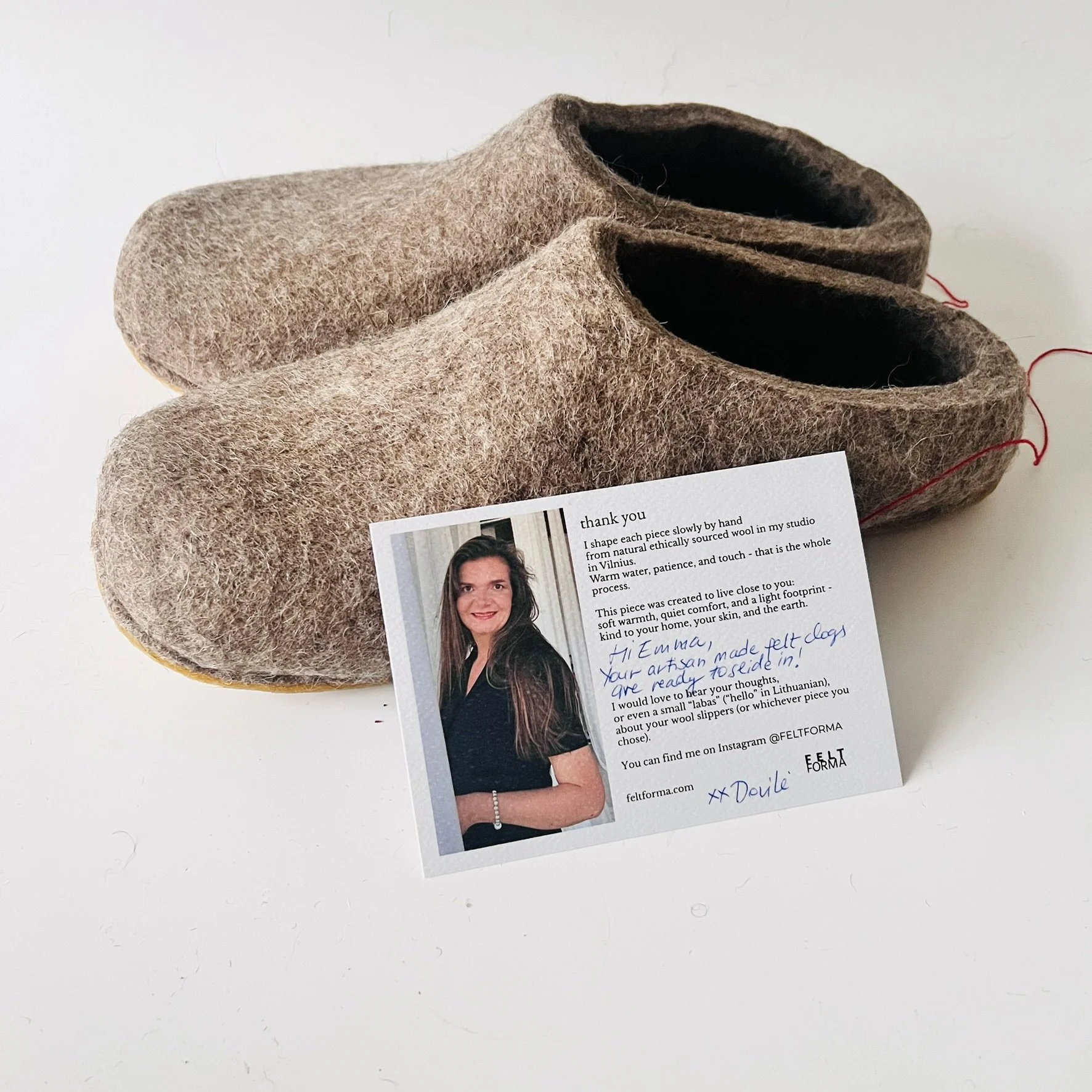 handmade organic wool clogs FELTFORMA.JPEG
