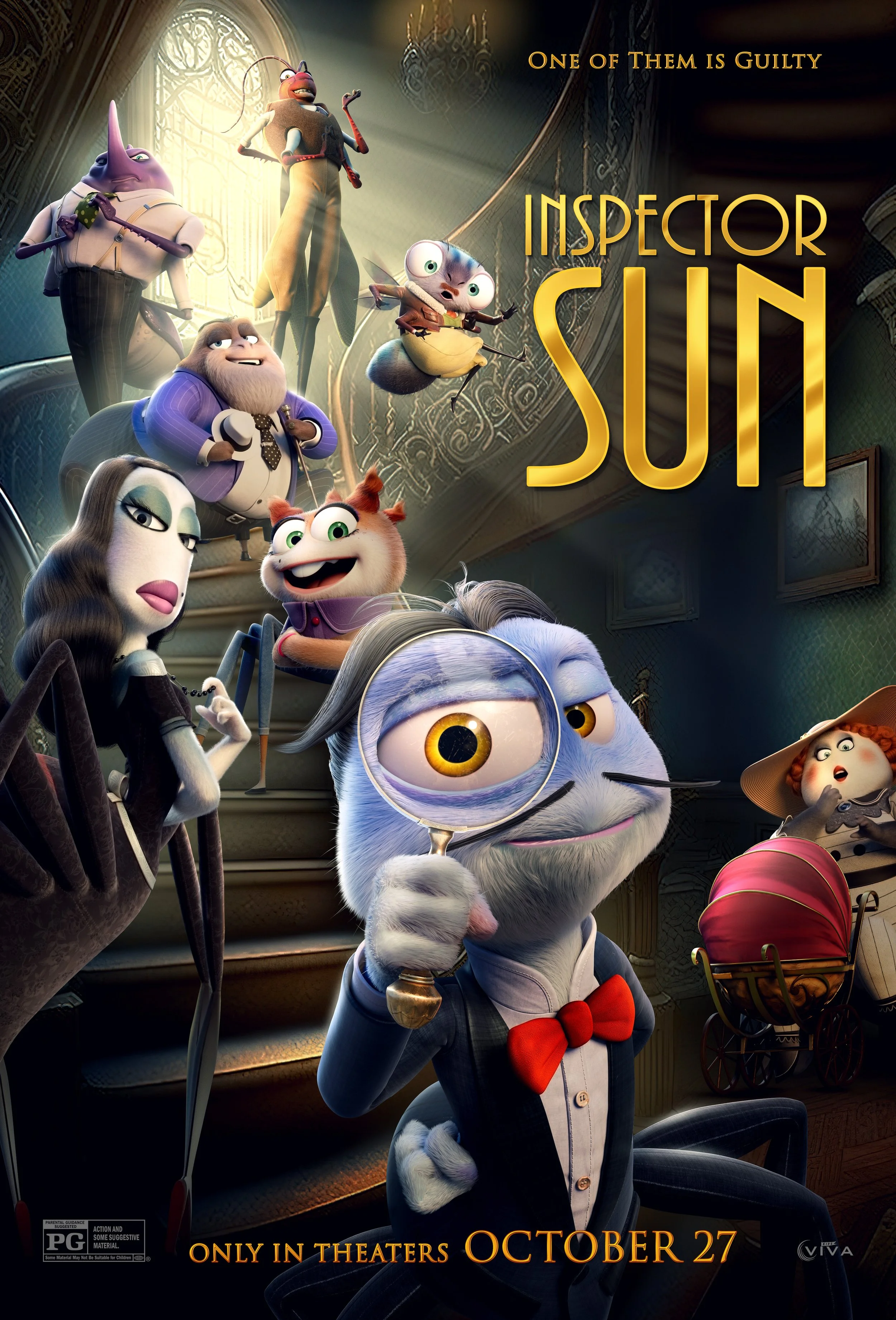 ThinkLab studios 'Inspector Sun' , character design, concept art, creature design