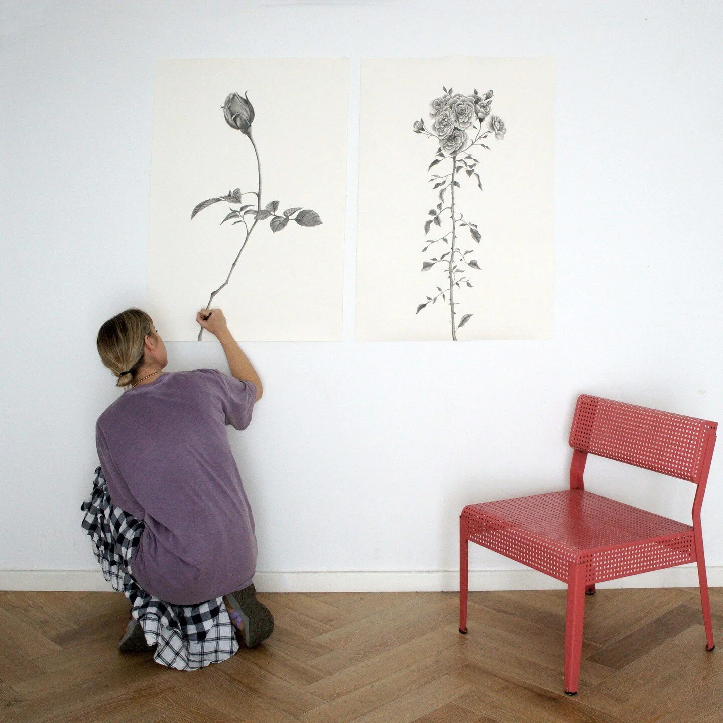 These two graphite on paper pieces are finished and signed! I will pop them up on my website with all the details over the weekend but you are welcome to DM me if you are interested.