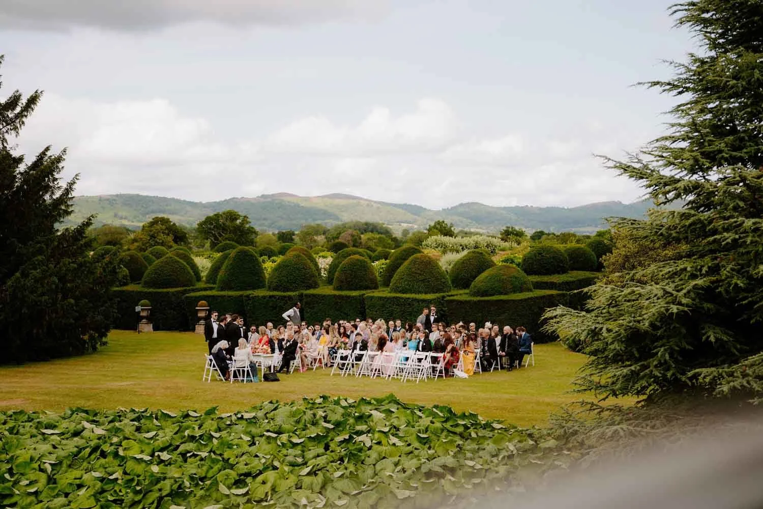 Guests being seated at Birtsmorton Court Wedding Venue.jpg
