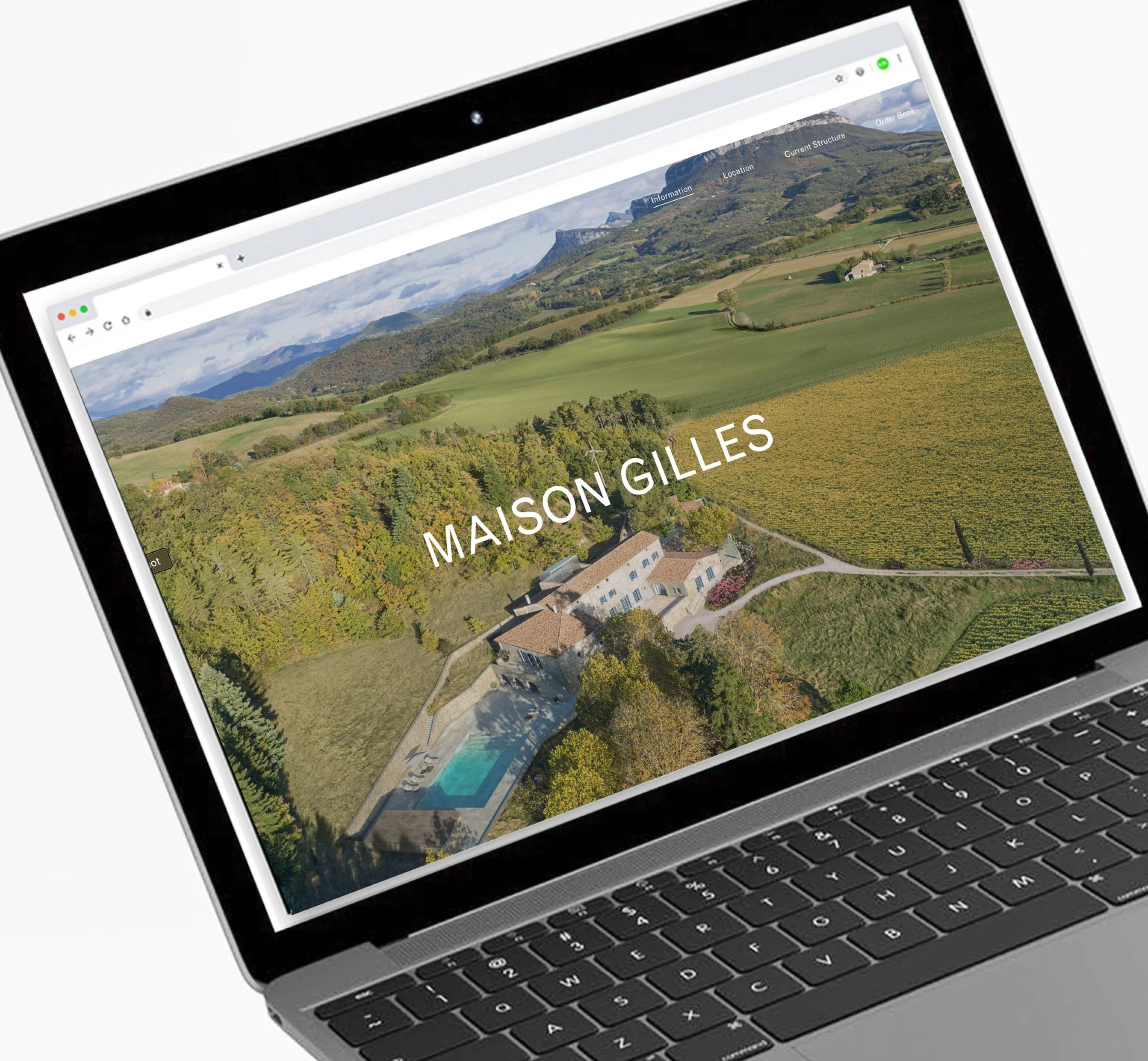  /Maison Gilles. Property Sales, Website, Book, Photography. 