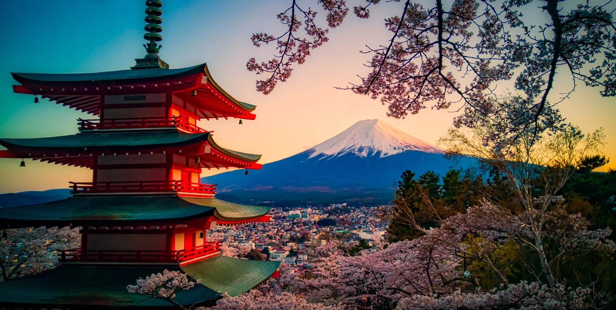 Chureito Pagoda, Fujiyoshida, Japan