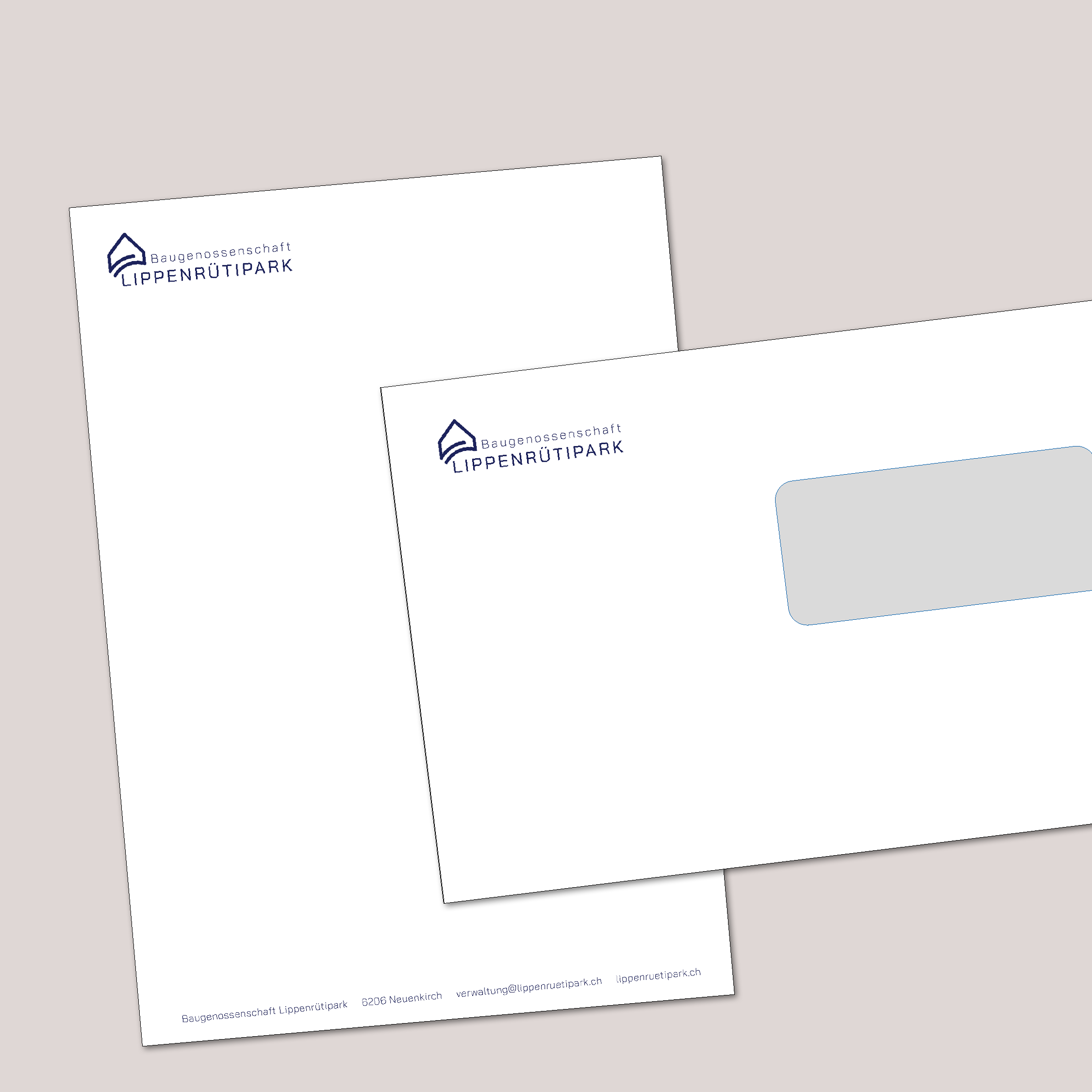 Briefpapier einfarbig