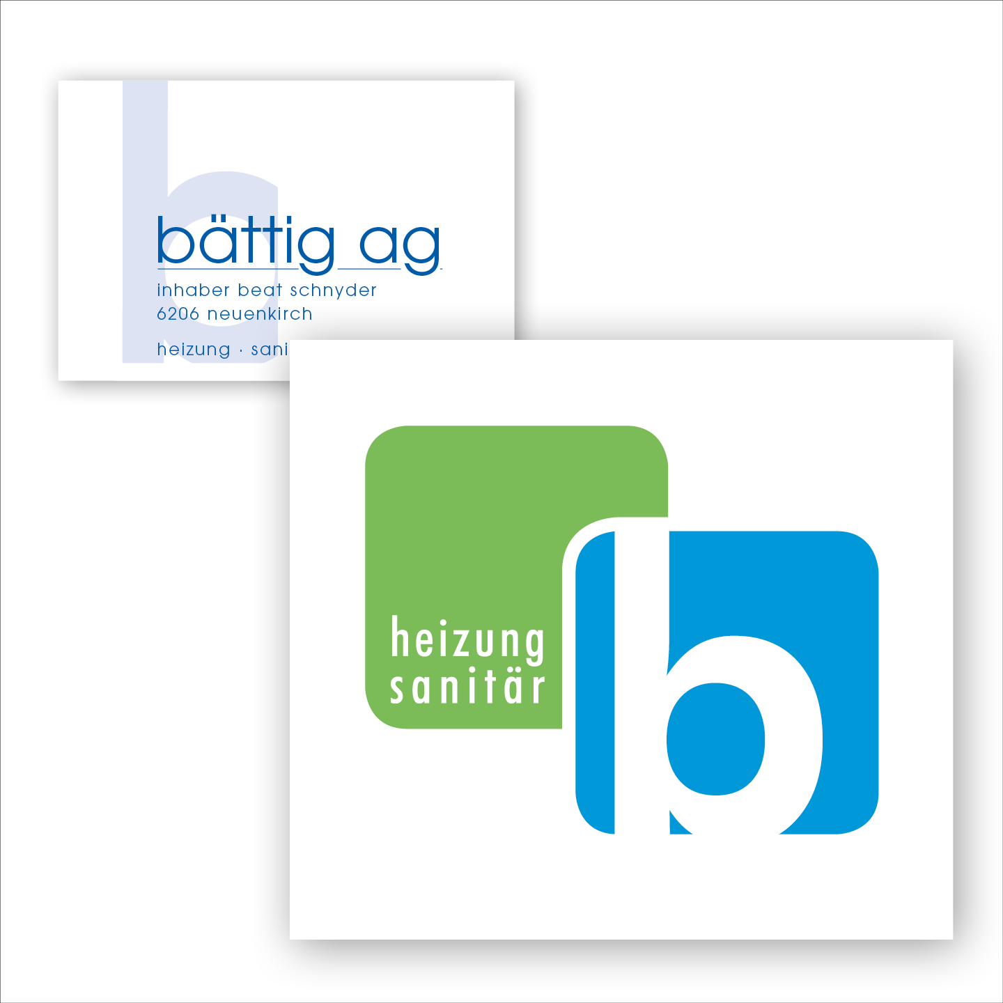 Vorher / Nachher - das "b" bleibt