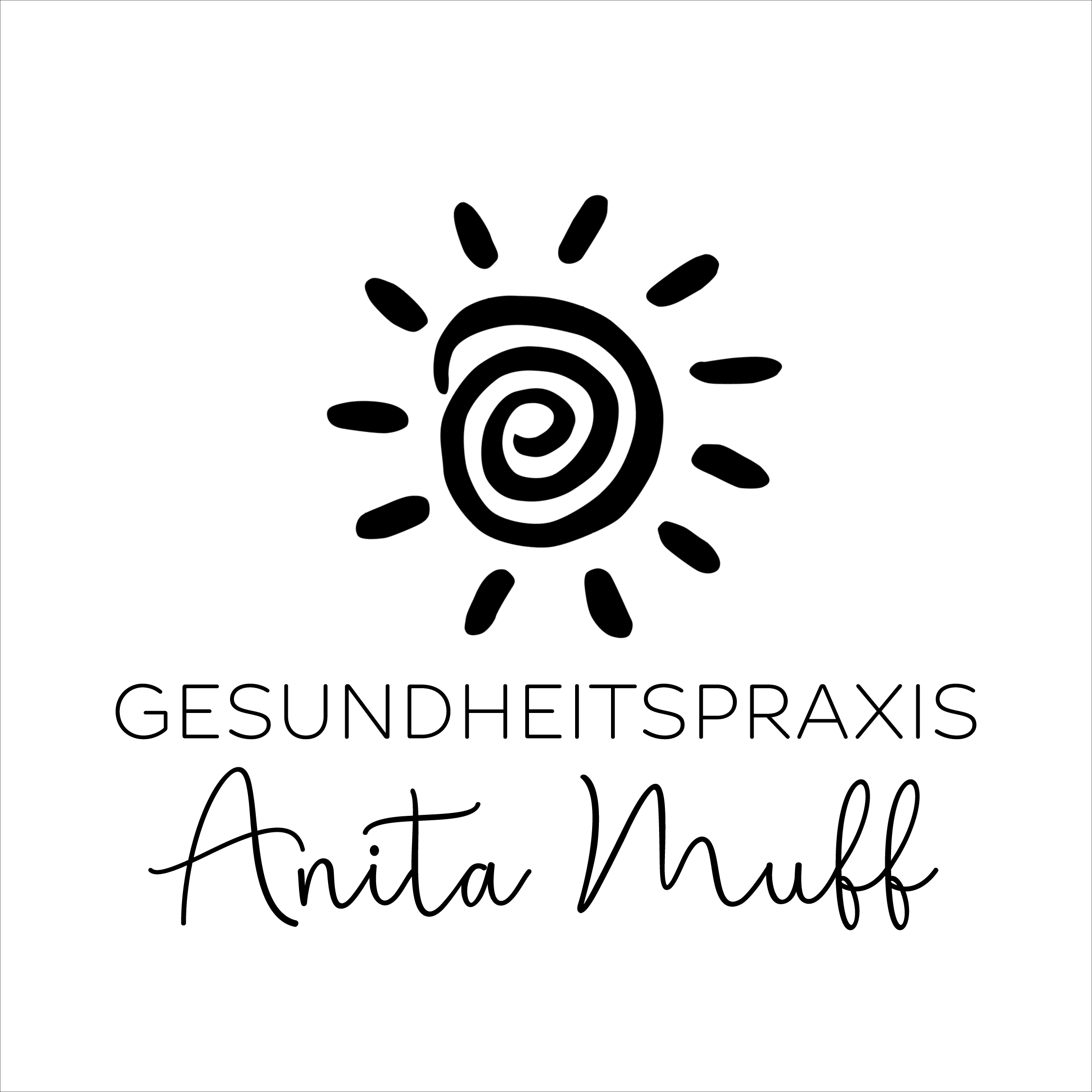 Logo Anwendung einfarbig