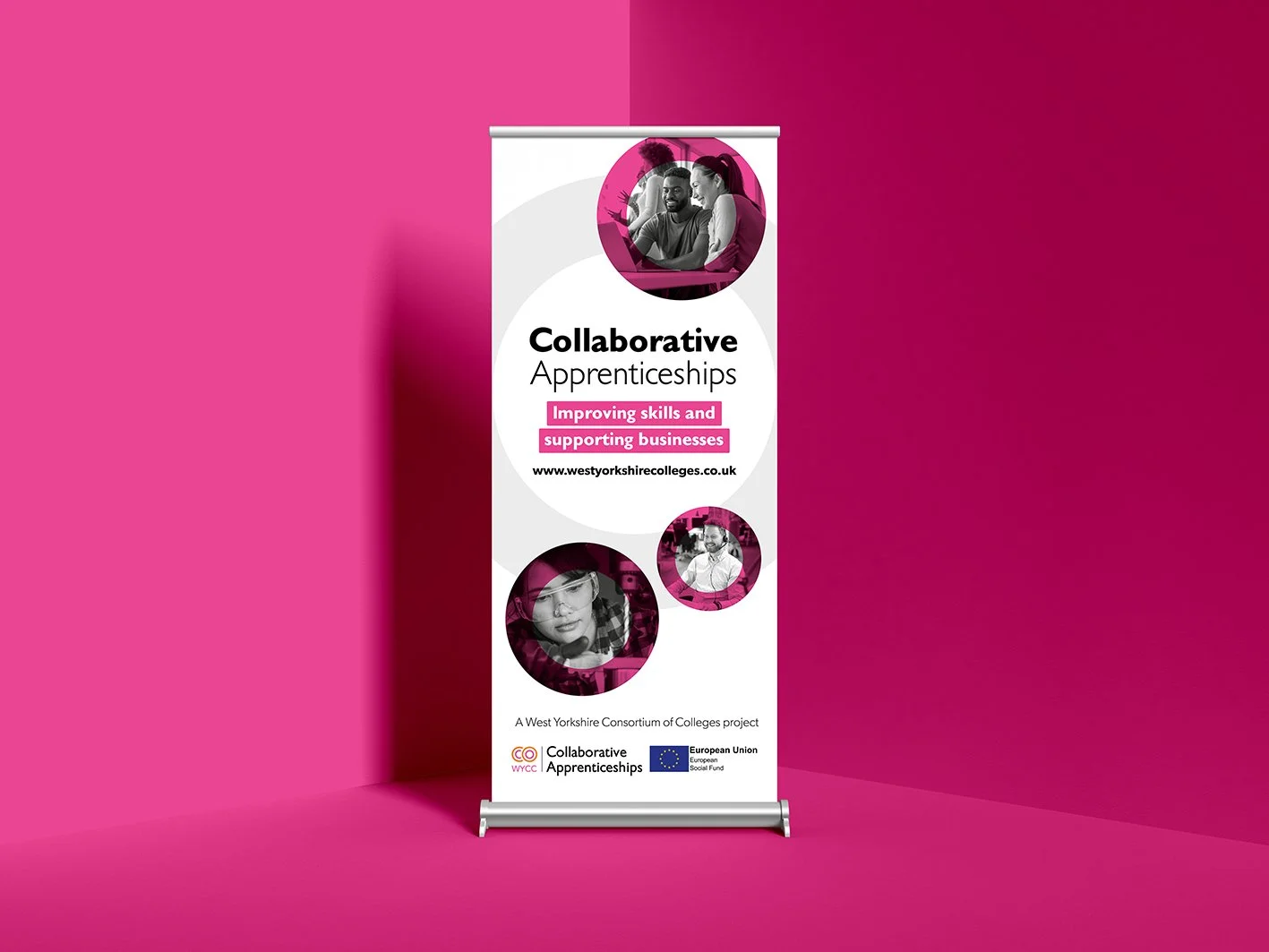 Collaborative Apprenticeship Pull-Up Banner