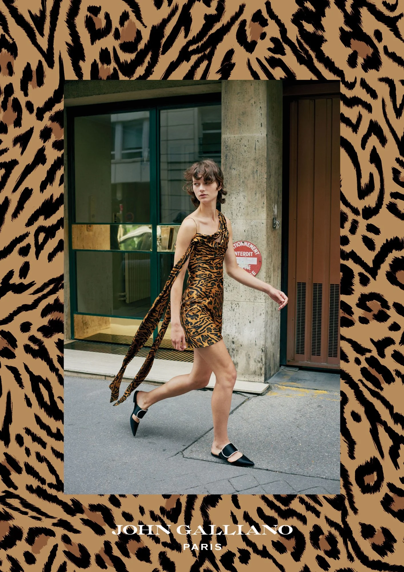 トップス john Galliano archive John Galliano Vintage Archive Spring 1998 Ikat Print Frame