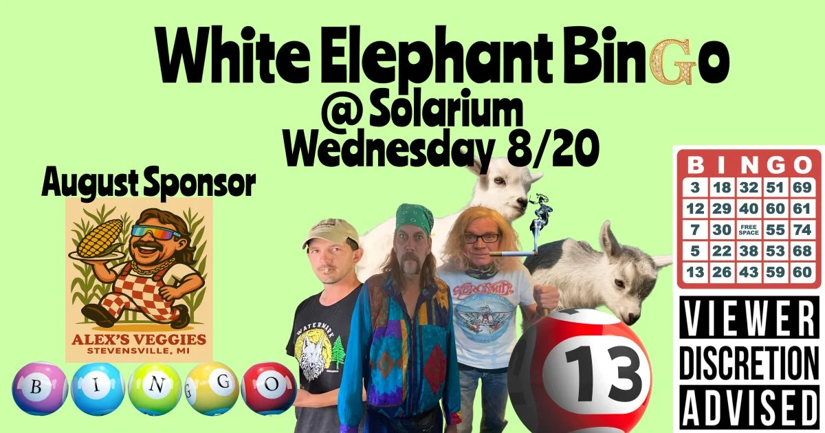White Elephant Bingo at Solarium 21+