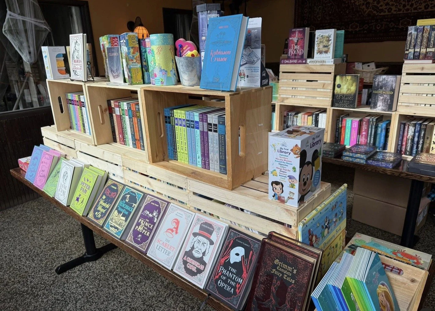 Crafty Day Co Blind Date with a Book Pop Up at Watermark Brewing