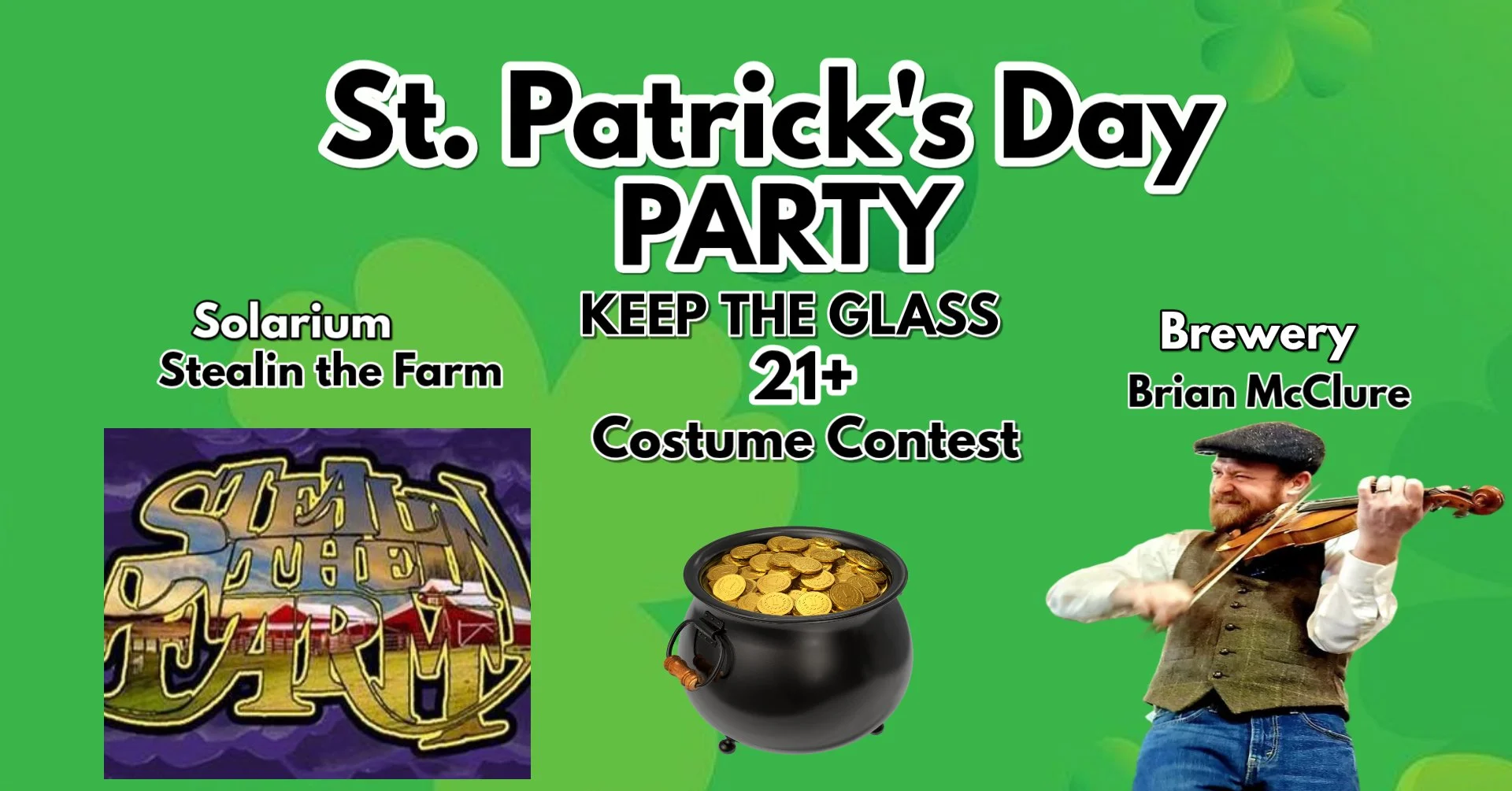 10th Annual St. Patrick’s Day Party (21+)