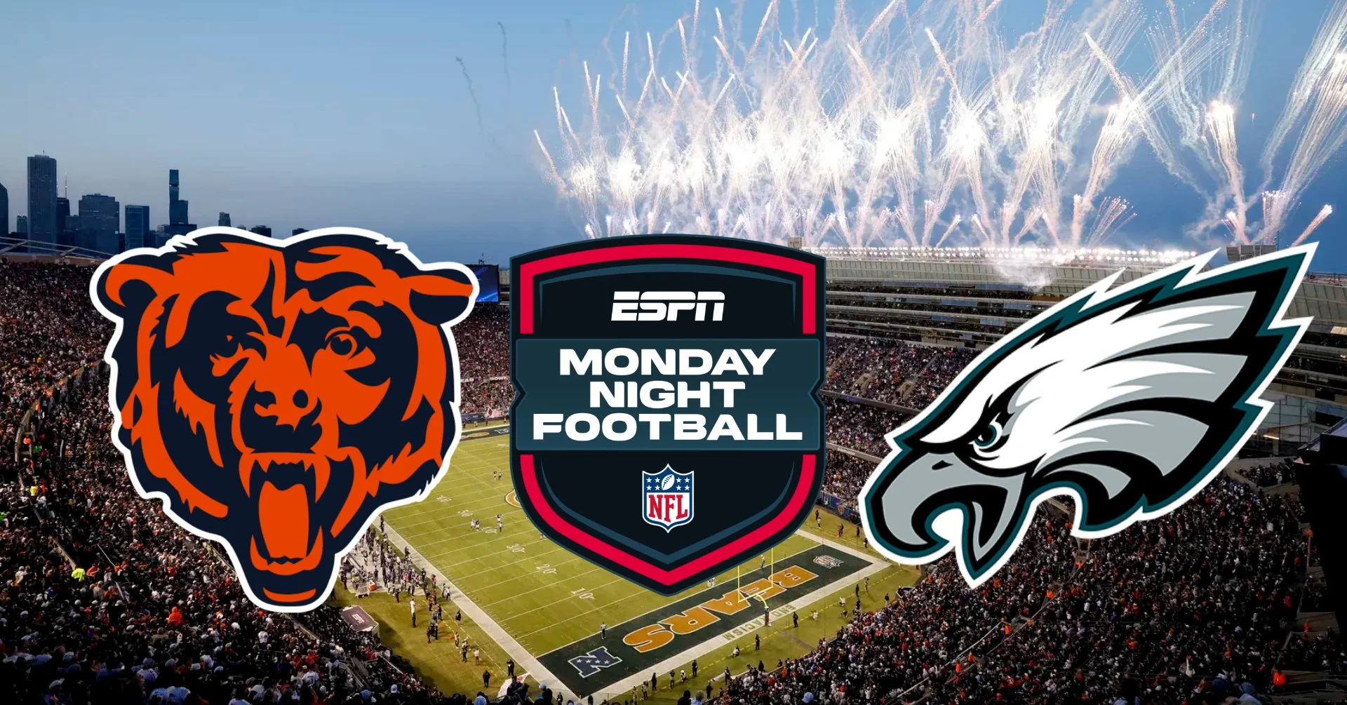 Bears vs. Eagles  Watch Party - Autographed Brian Urlacher Jersey raffle