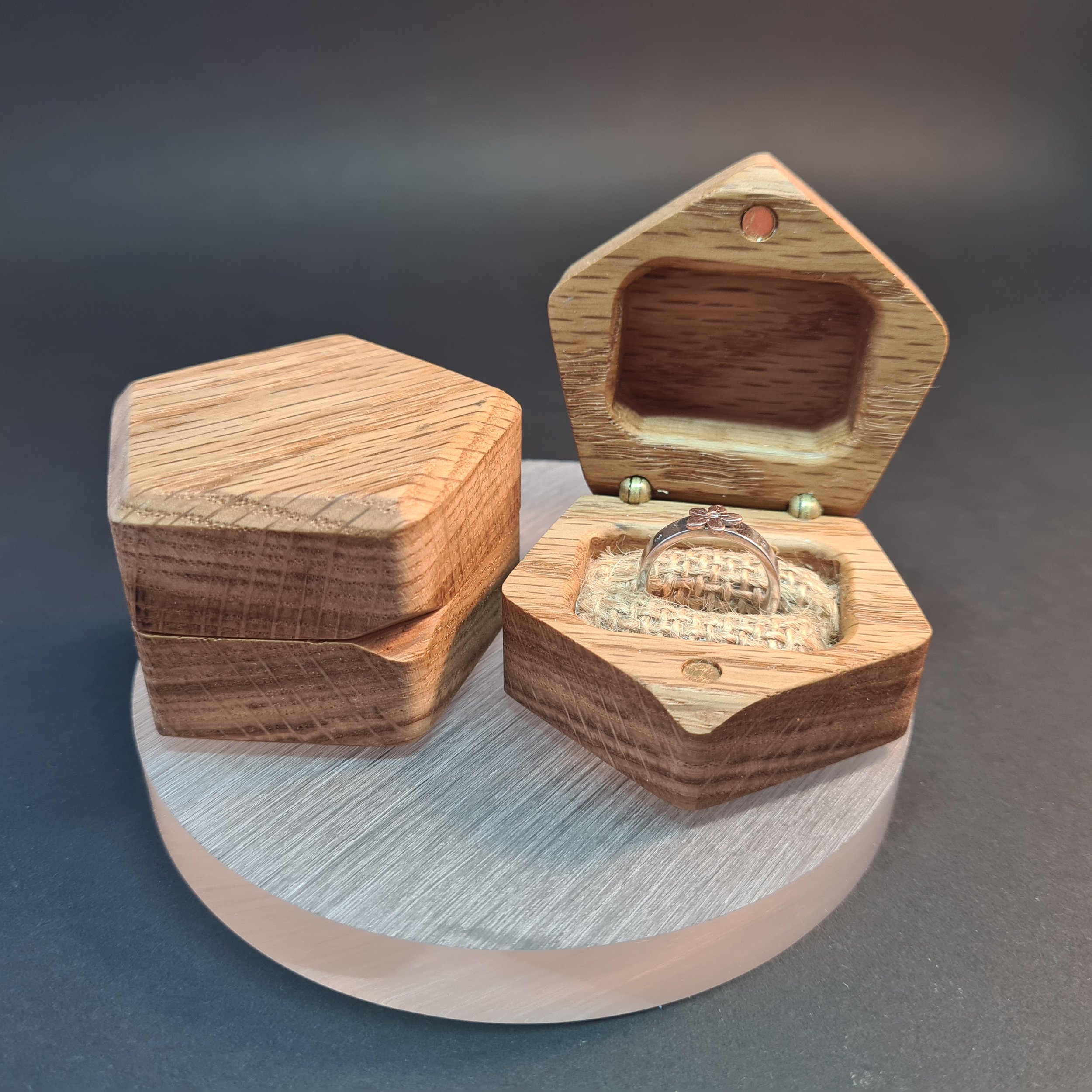 Woodstorming — Wedding ring box for ceremony, house ring bearer box,  wedding ring holder