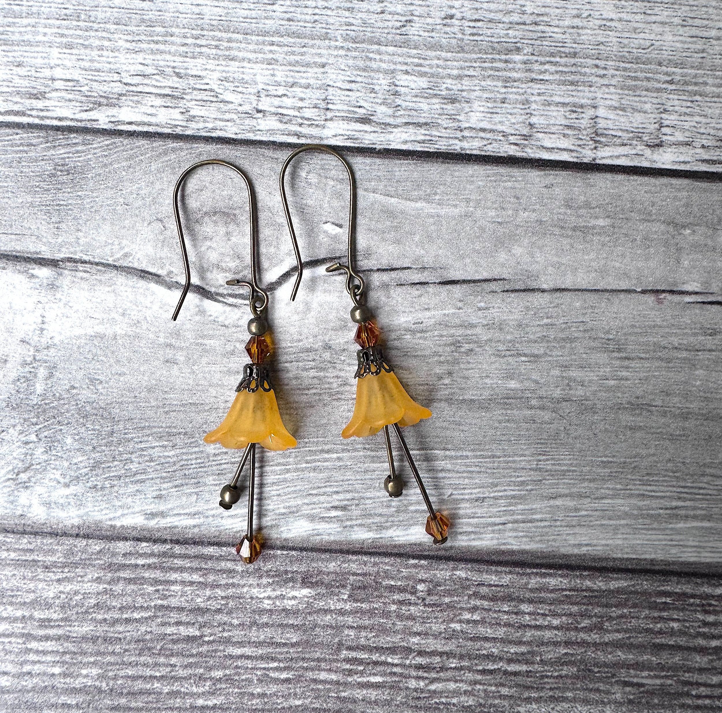 Fairy+Flower+Earrings-+Yellowand+Bronze+2.jpg