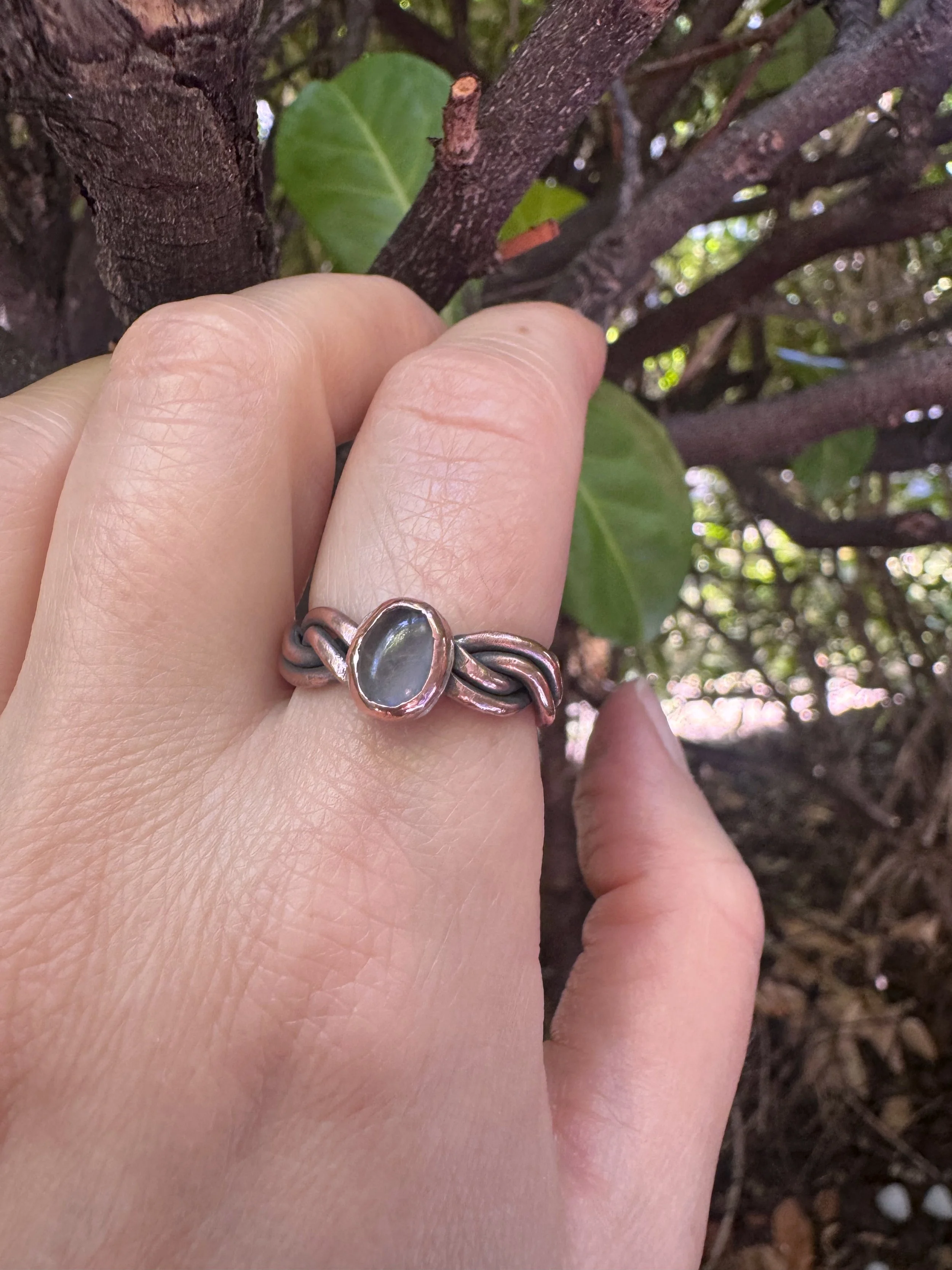 Braided Copper with Rose Quartz Ring 13.jpg