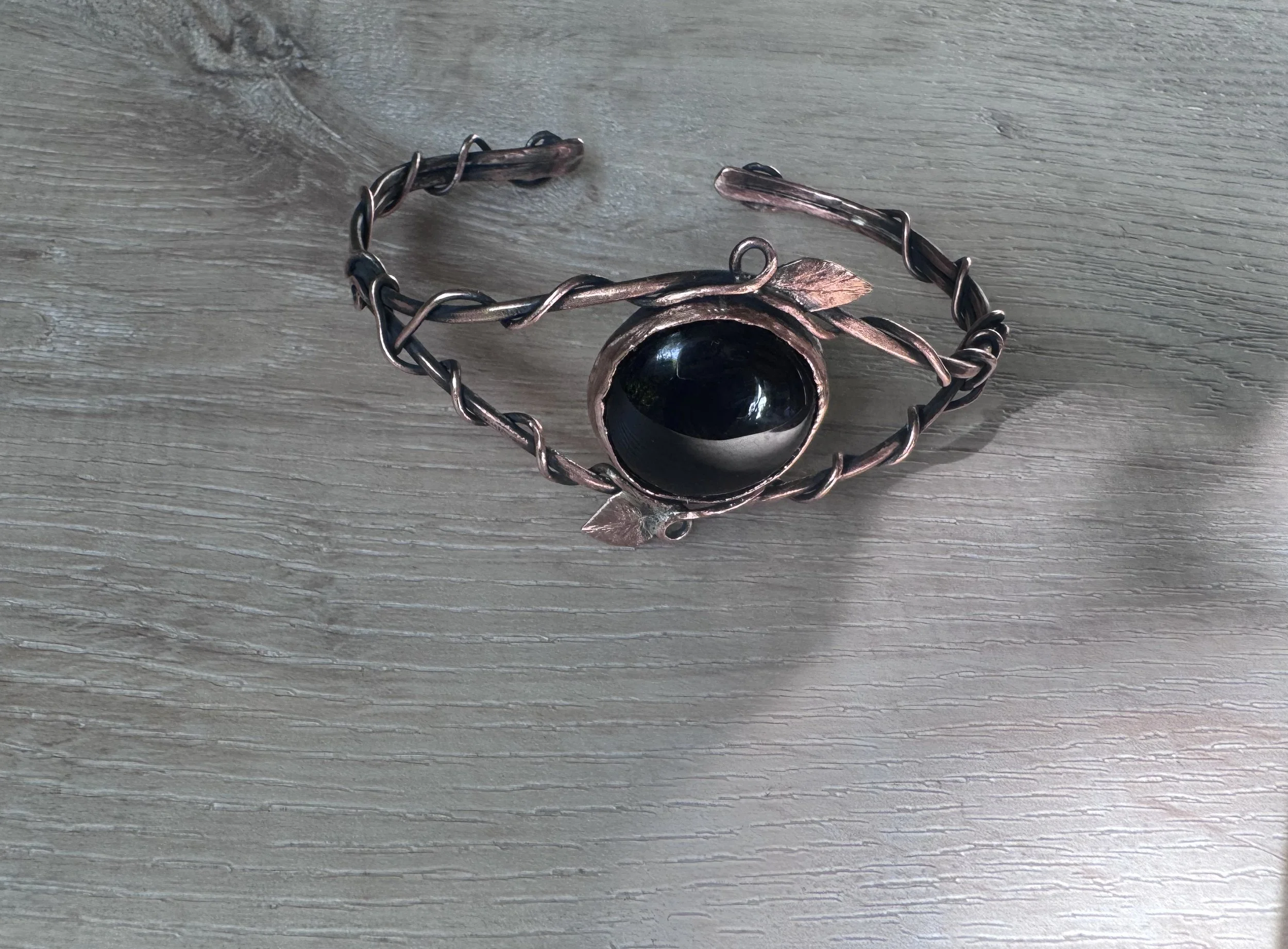 Wild Vines Cuff Bracelet Black Agate 8.jpg