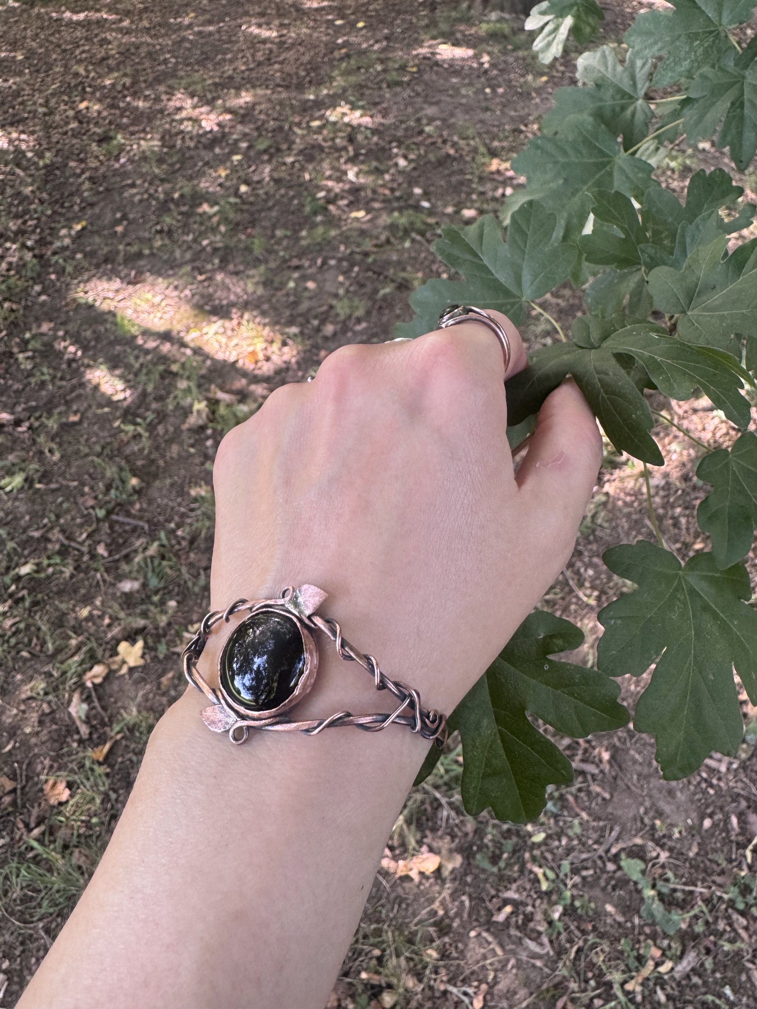 Wild Vines Cuff Bracelet Black Agate.jpg