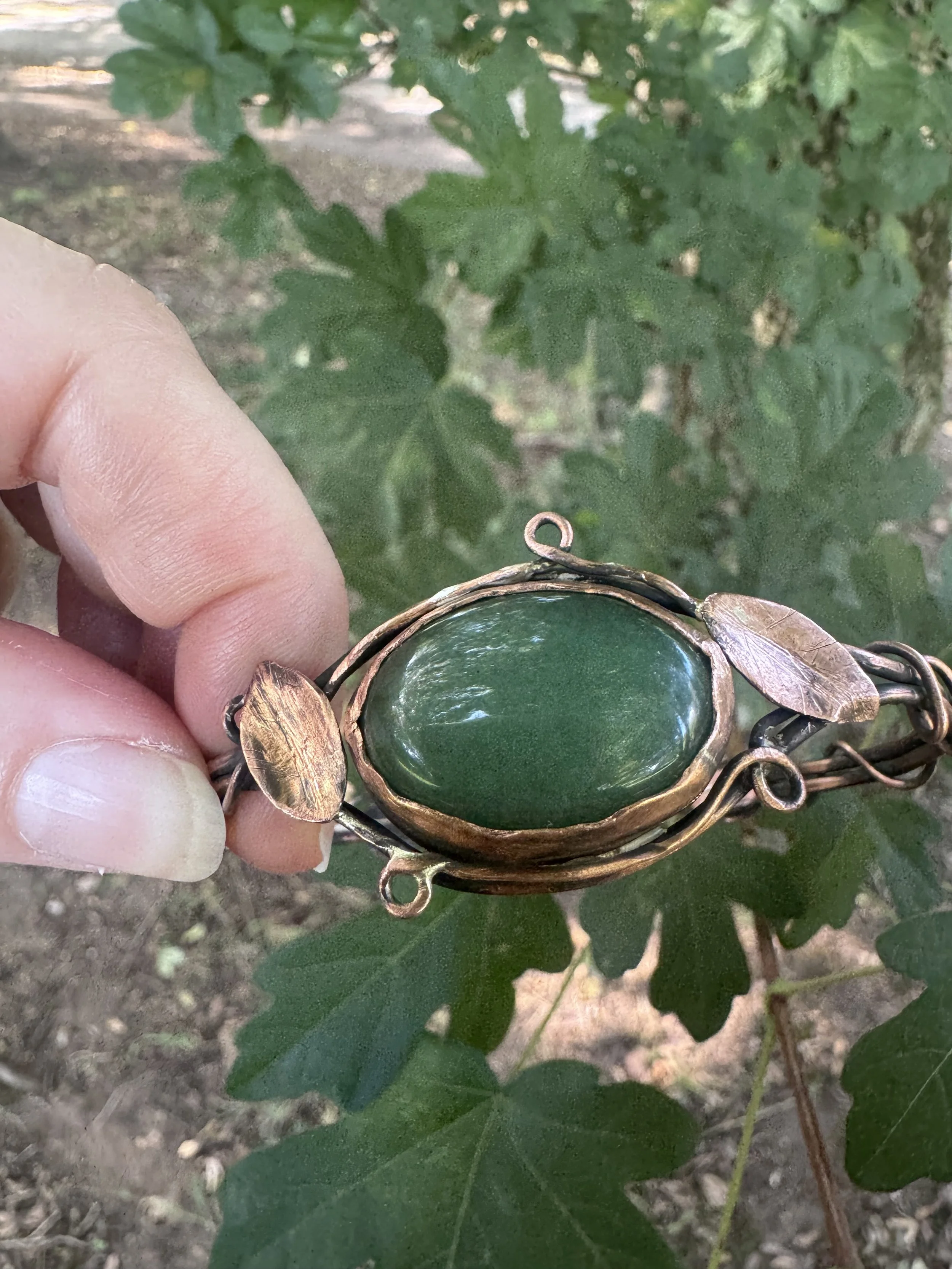 Wild Vines Cuff Bracelet Aventurine 5.jpg