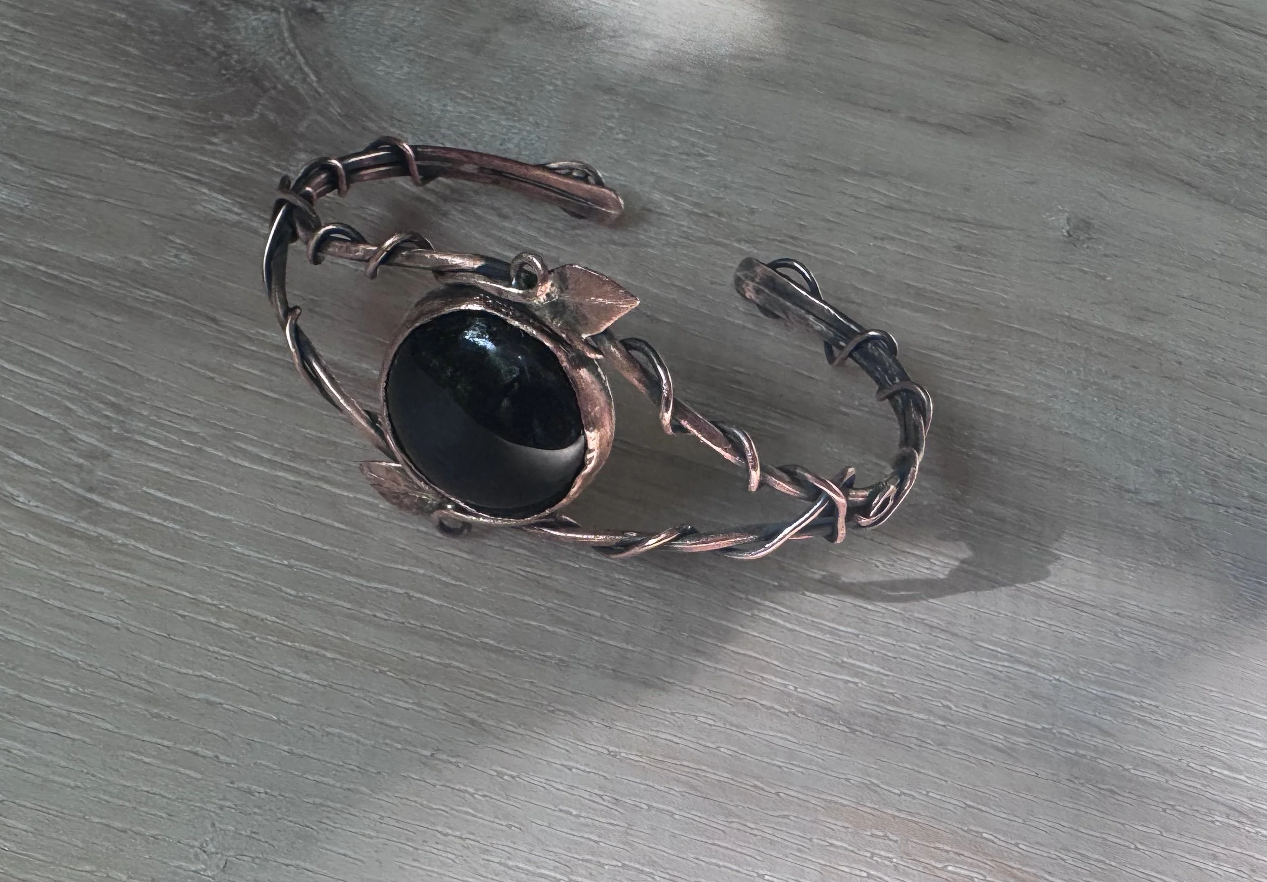 Wild Vines Cuff Bracelet Black Agate 10.jpg