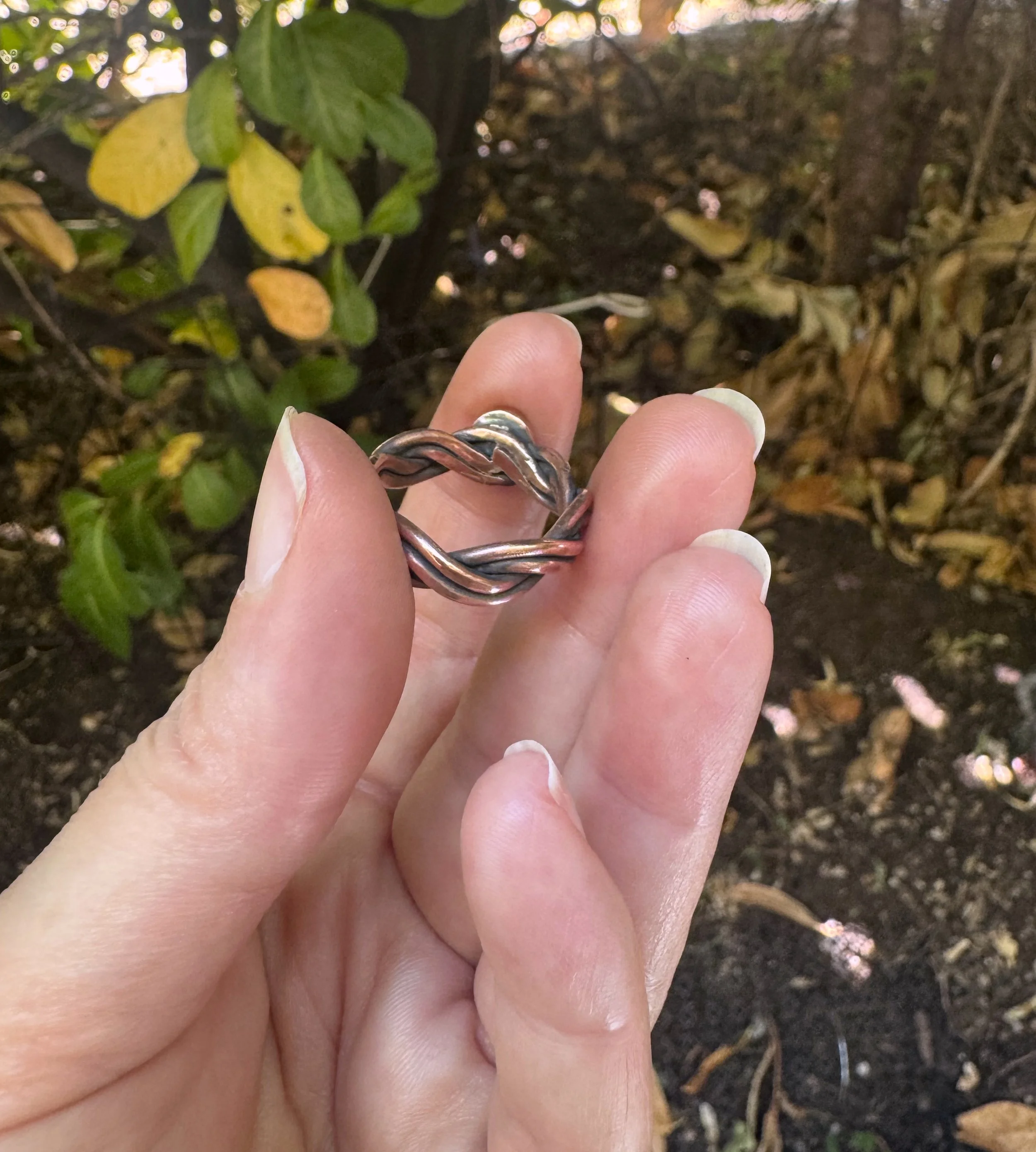 Braided Copper with Rose Quartz Ring 11.jpg