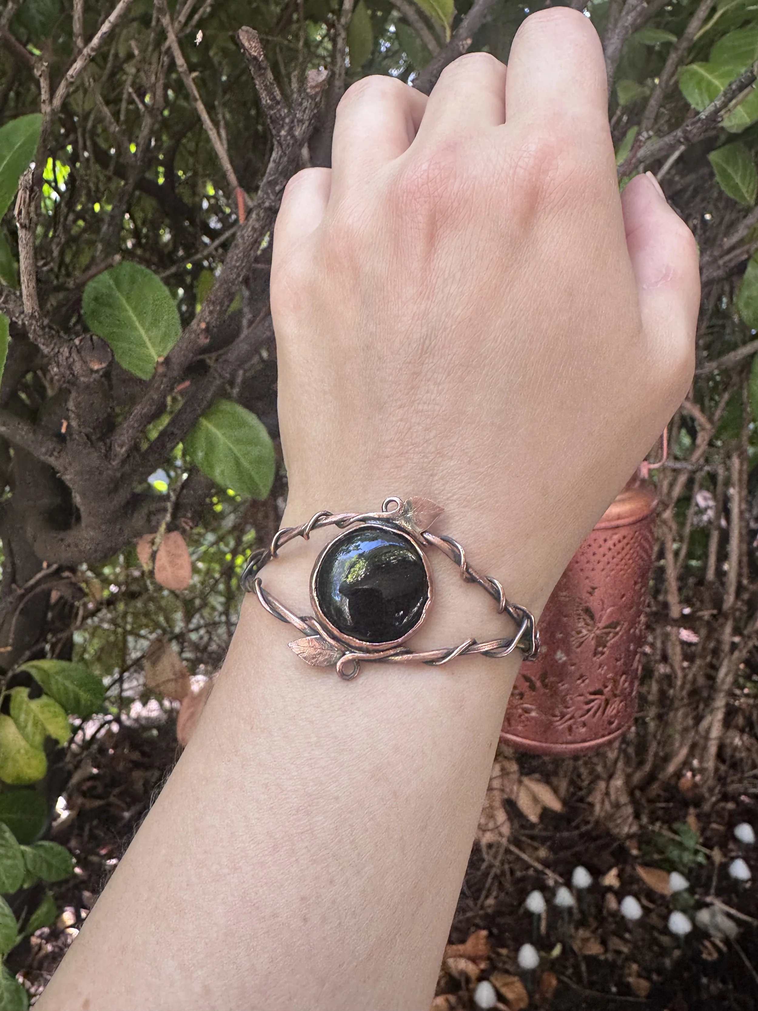 Wild Vines Cuff Bracelet Black Agate 12.jpg