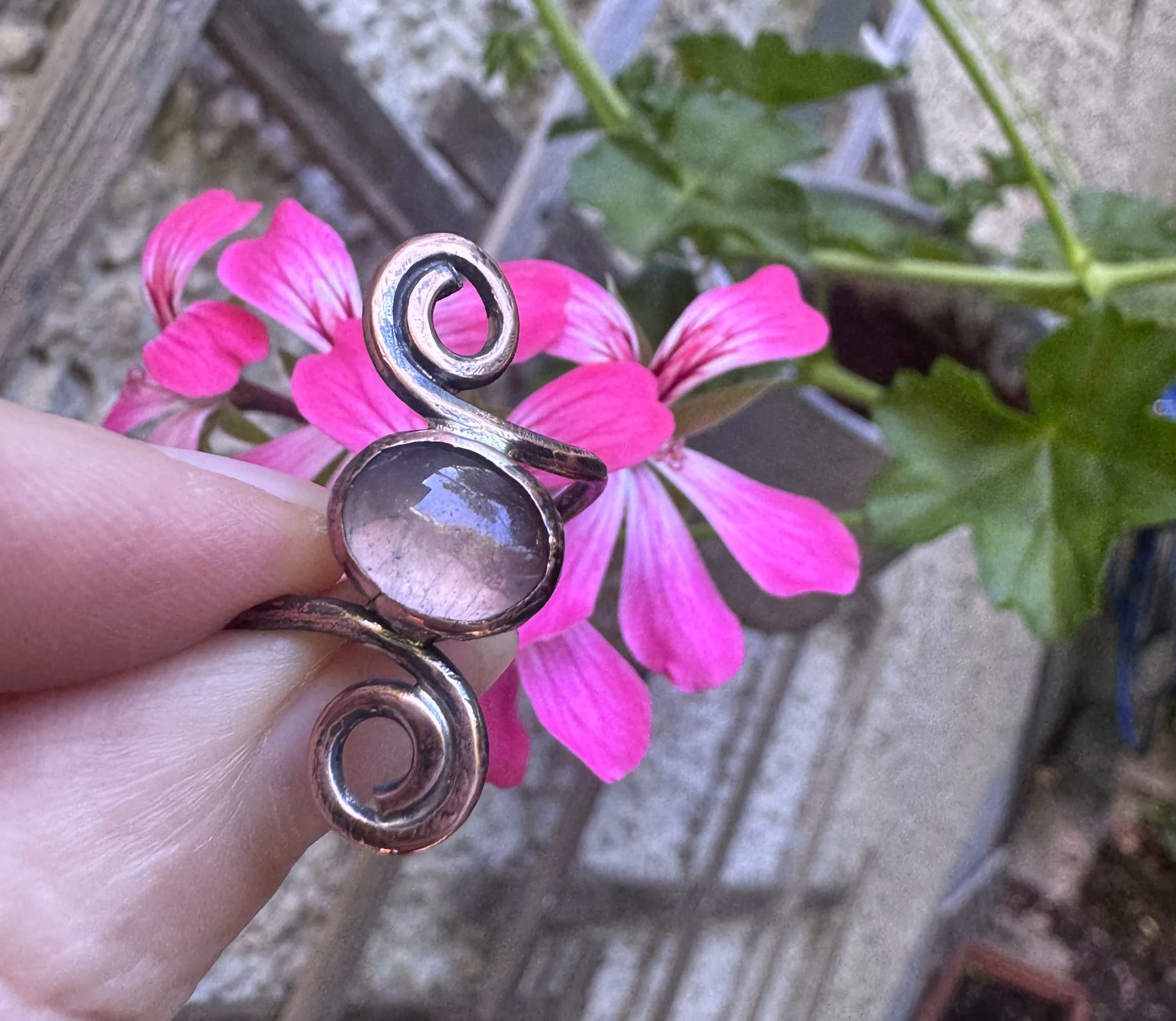 Spiral Goddess Ring- Rose Quartz 2.jpg