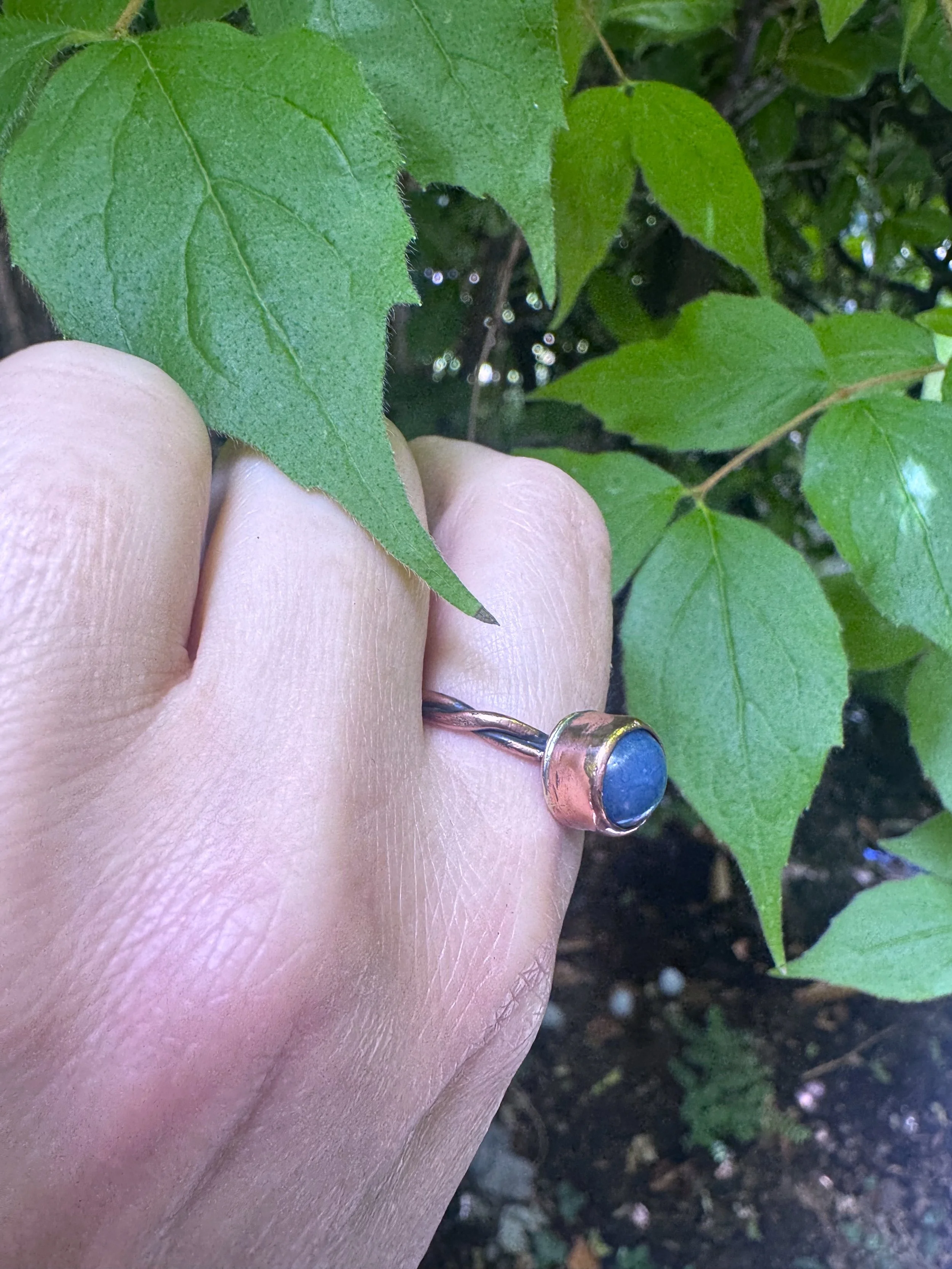 Blue Agate and Copper Ring 11.jpg