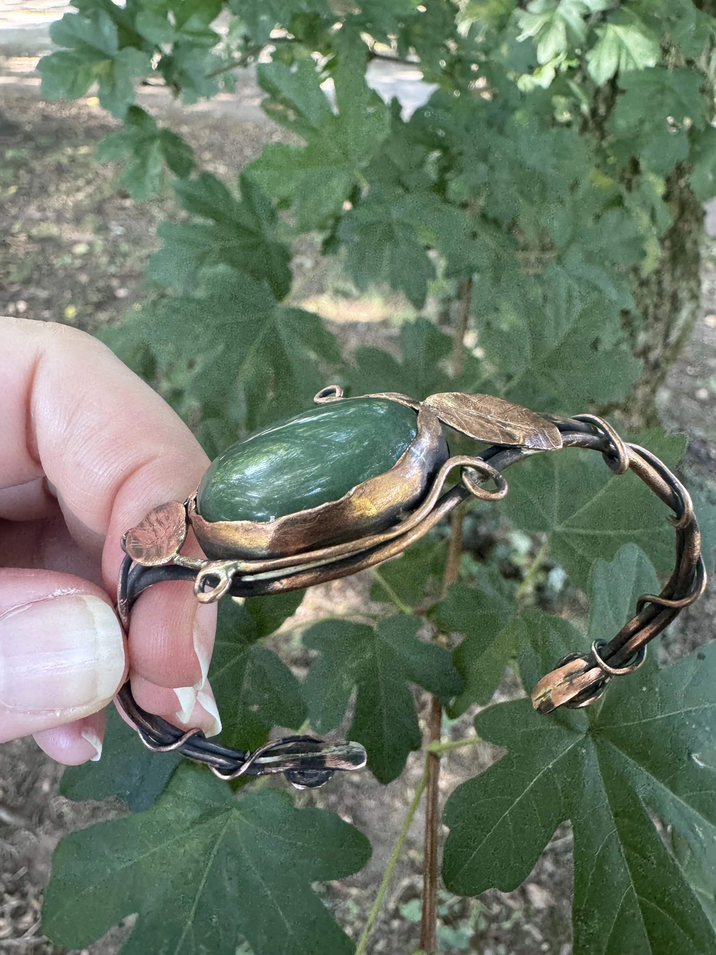 Wild Vines Cuff Bracelet Aventurine 6.jpg