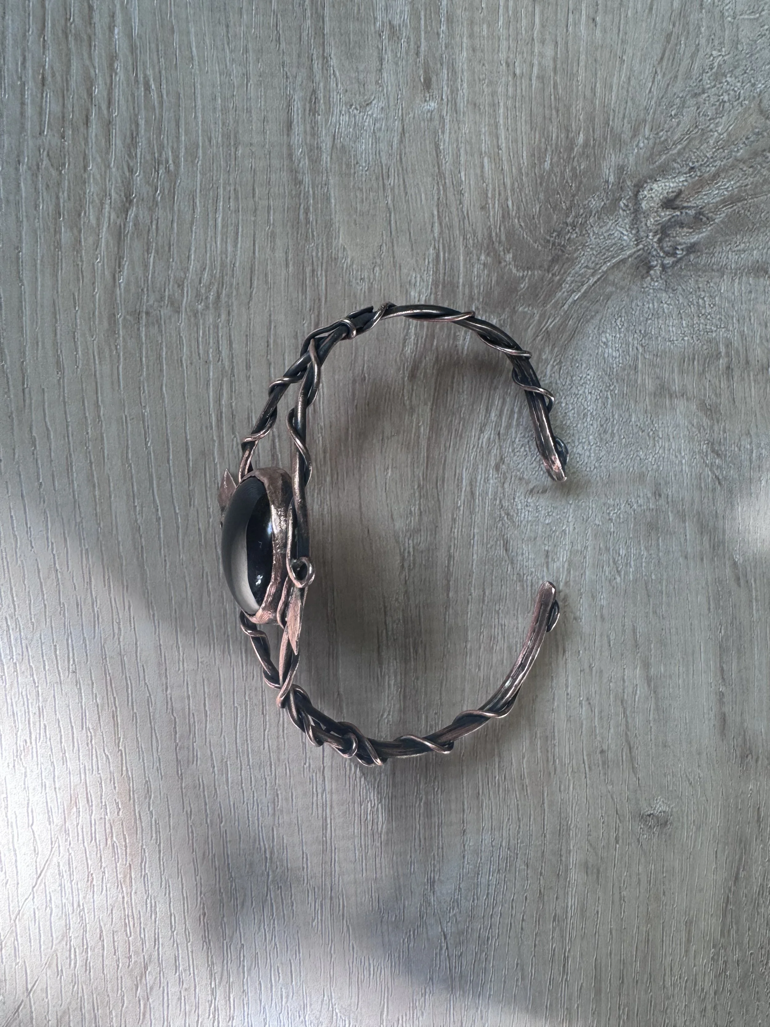 Wild Vines Cuff Bracelet Black Agate 11.jpg