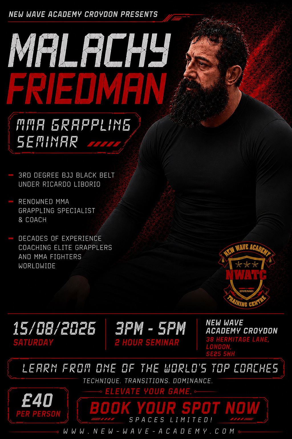 Malachy Friedman - MMA Grappling Seminar