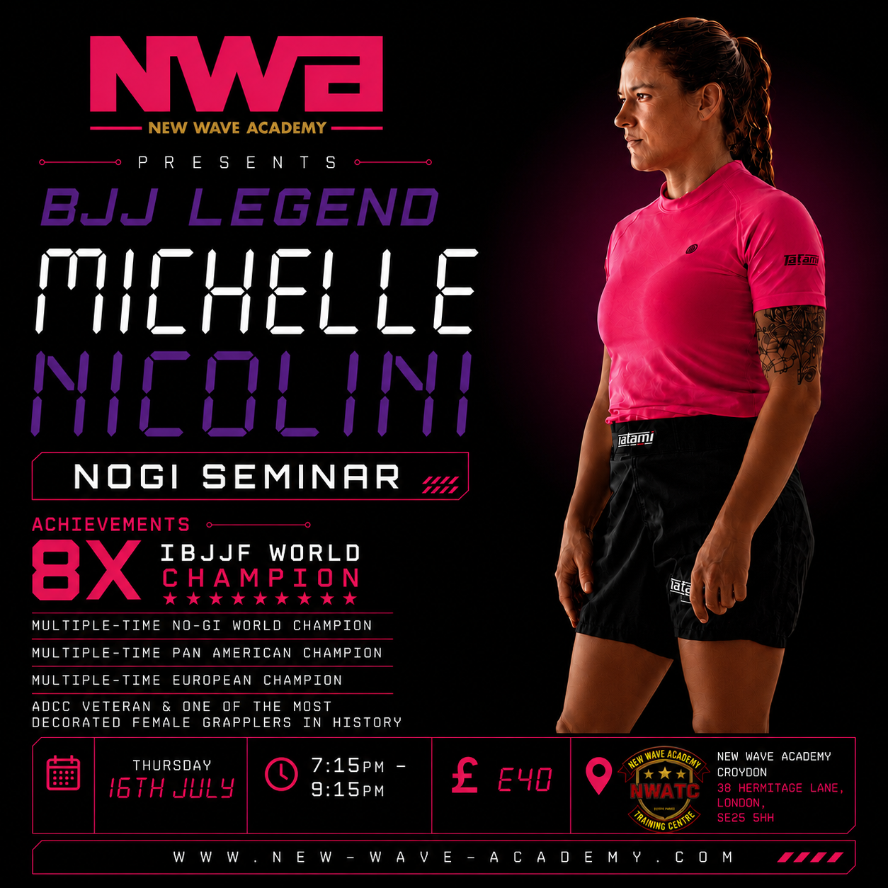 Michelle Nicolini No-Gi Seminar