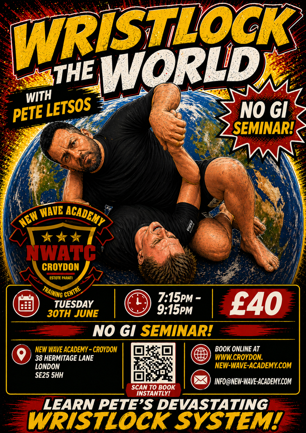 Wristlock the World Seminar with Pete Letsos