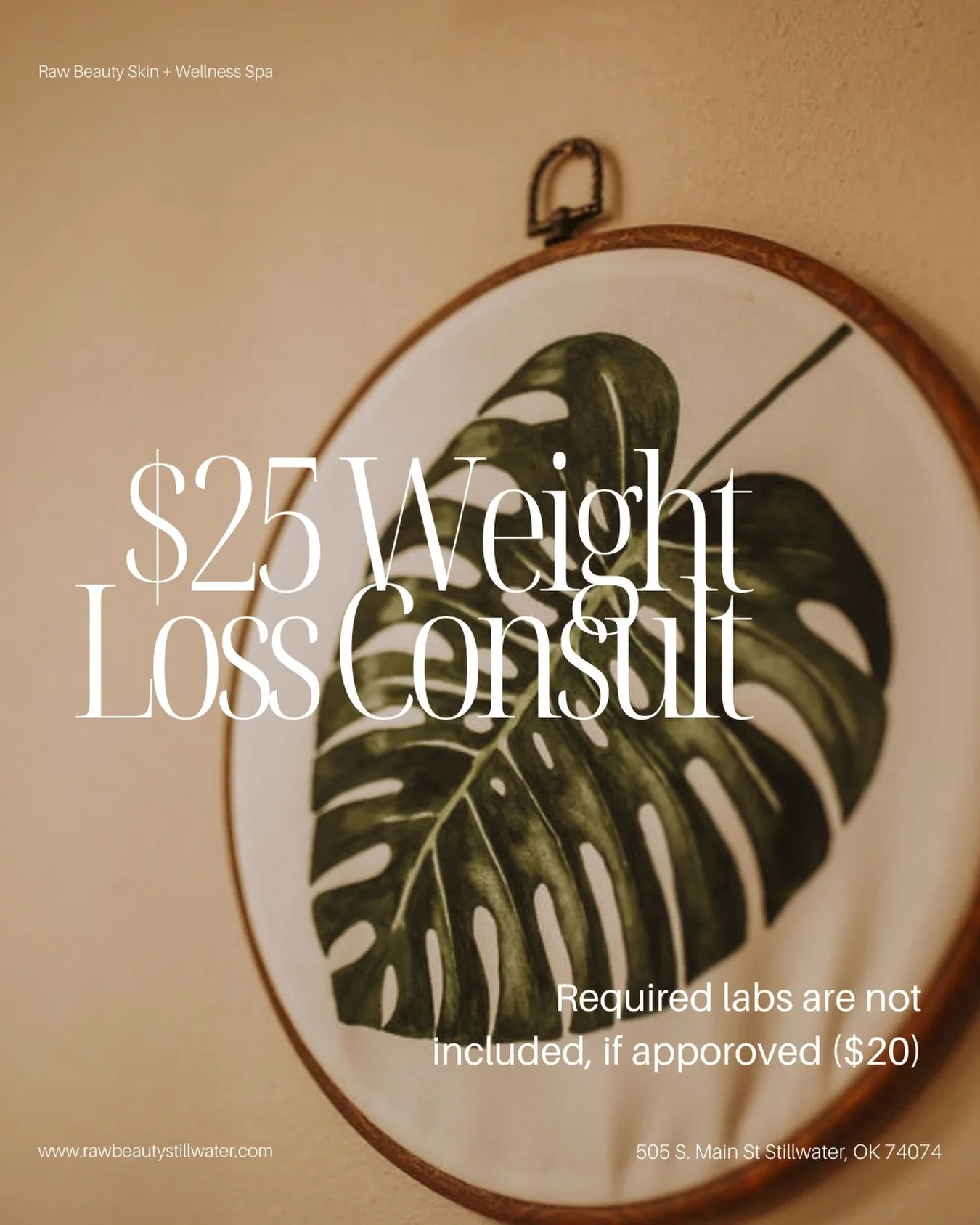 Thinking about weight loss but don&rsquo;t know where to start?
This $25 consult is your sign ✨

Get expert guidance, realistic options, and a plan that fits YOUR lifestyle.
No pressure. Just support.

📅 Limited January consults available &mdash; bo