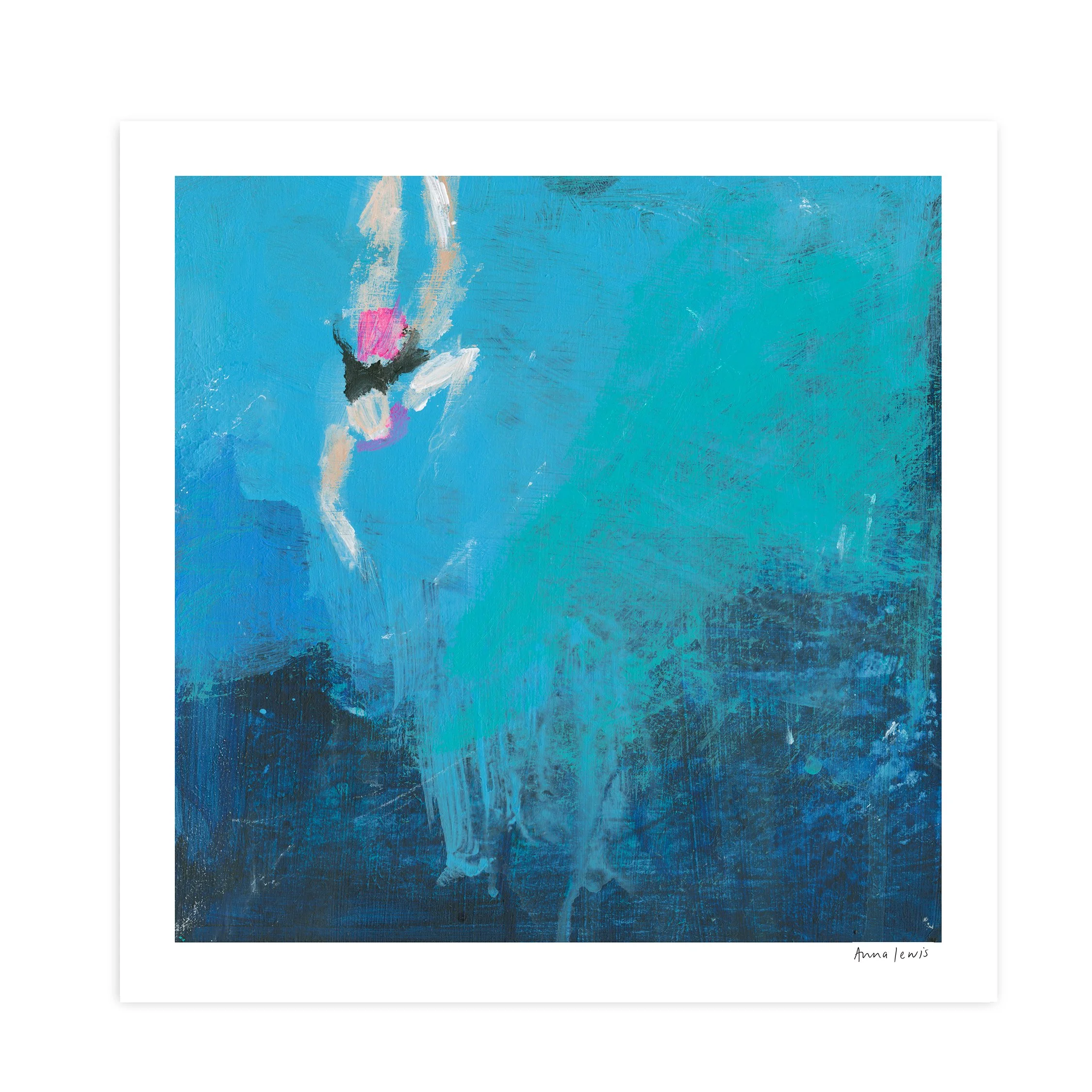 Swimmer in Her Own World