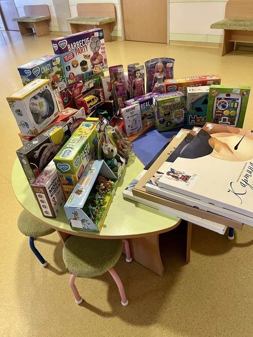 Gifts Purchased and Delivered to 31 Pediatric Patients at the Heart Institute in Kyiv
