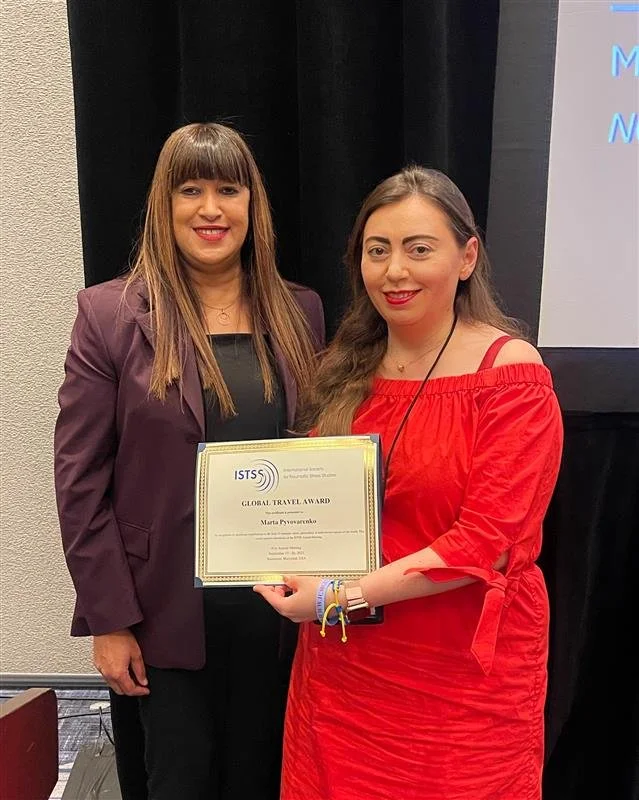 ACHF would like to extend a huge congratulations to Marta Pyvovarenko (@pyvovarenkom) for recently being awarded the Global Travel Award for 2025 for the International Society for Traumatic Stress Studies. Marta is serving as our principal researcher
