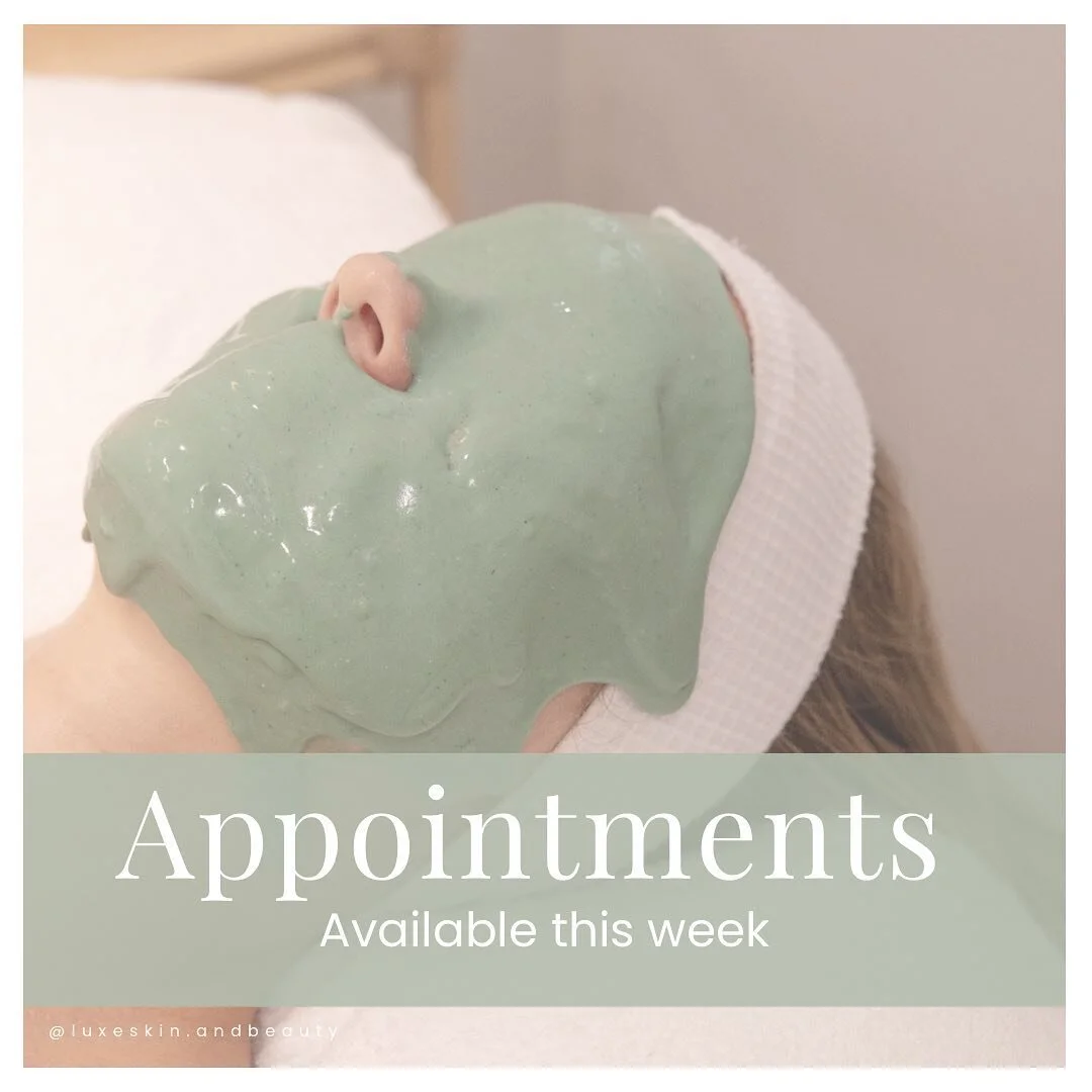 We have some available appointments Thursday Friday and Saturday this week for anything lashes brows + skin.

Click the link in our bio or send us a DM so we can get you weekend ready 🤍