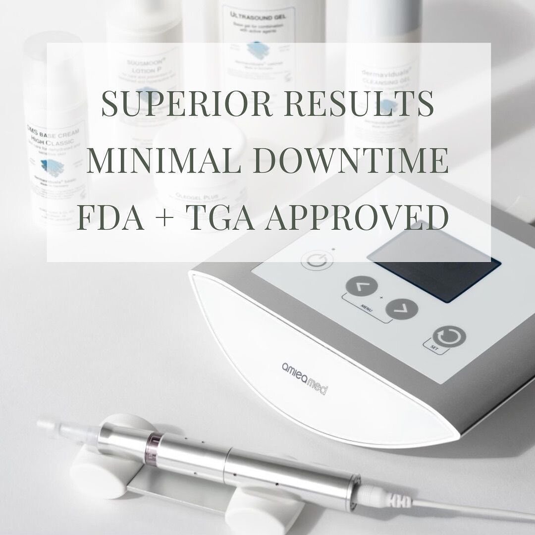 Did you know that not all Skin Needling devices are created equal?

Here are the reasons why we choose to perform our Medical Microneedling with the Exceed device only:

✅ Medical clearance and approval
The only device that is both TGA and FDA approv