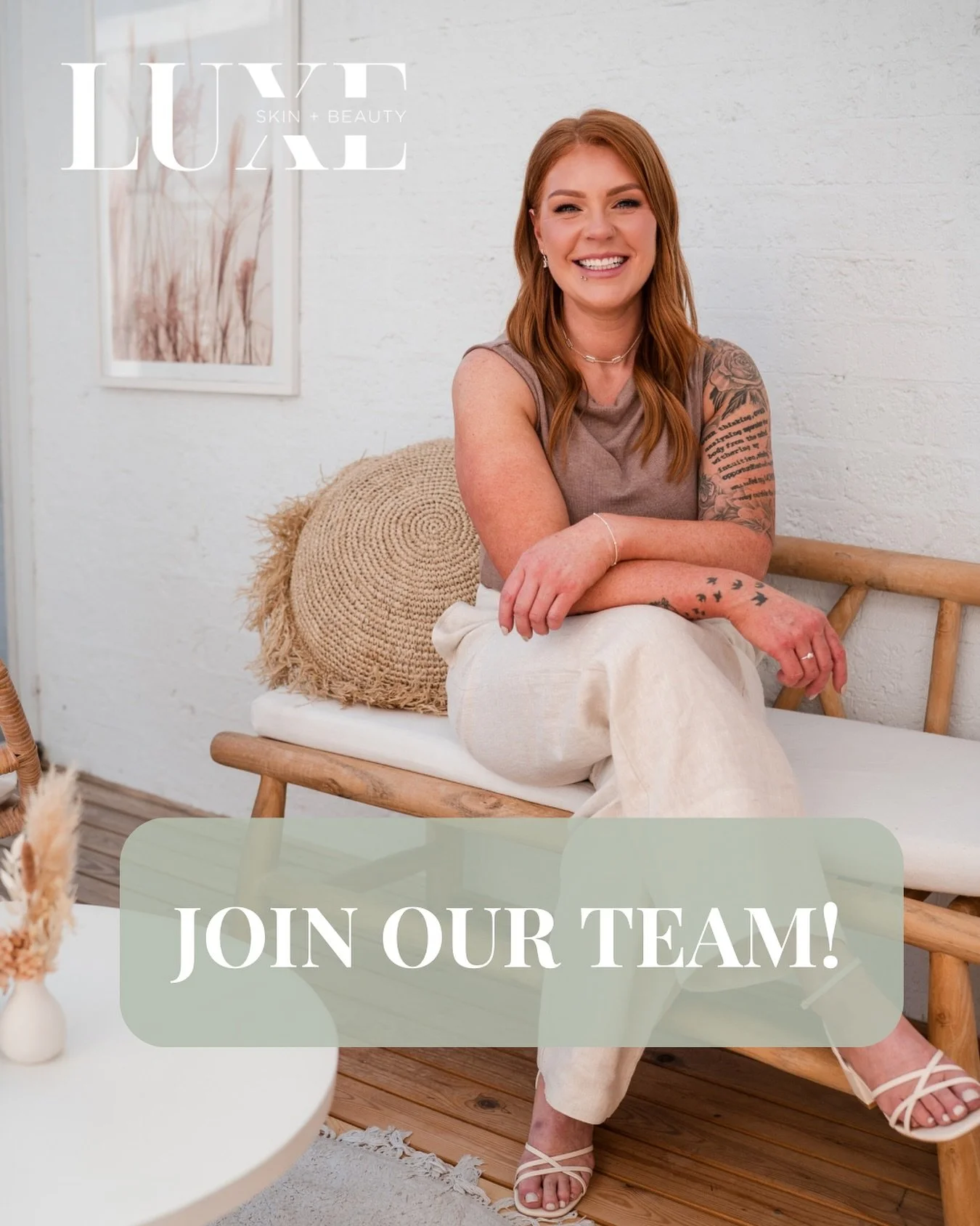 We&rsquo;re looking for our next experienced skin therapist to join our team in 2026! 
Dm us for more details ✨