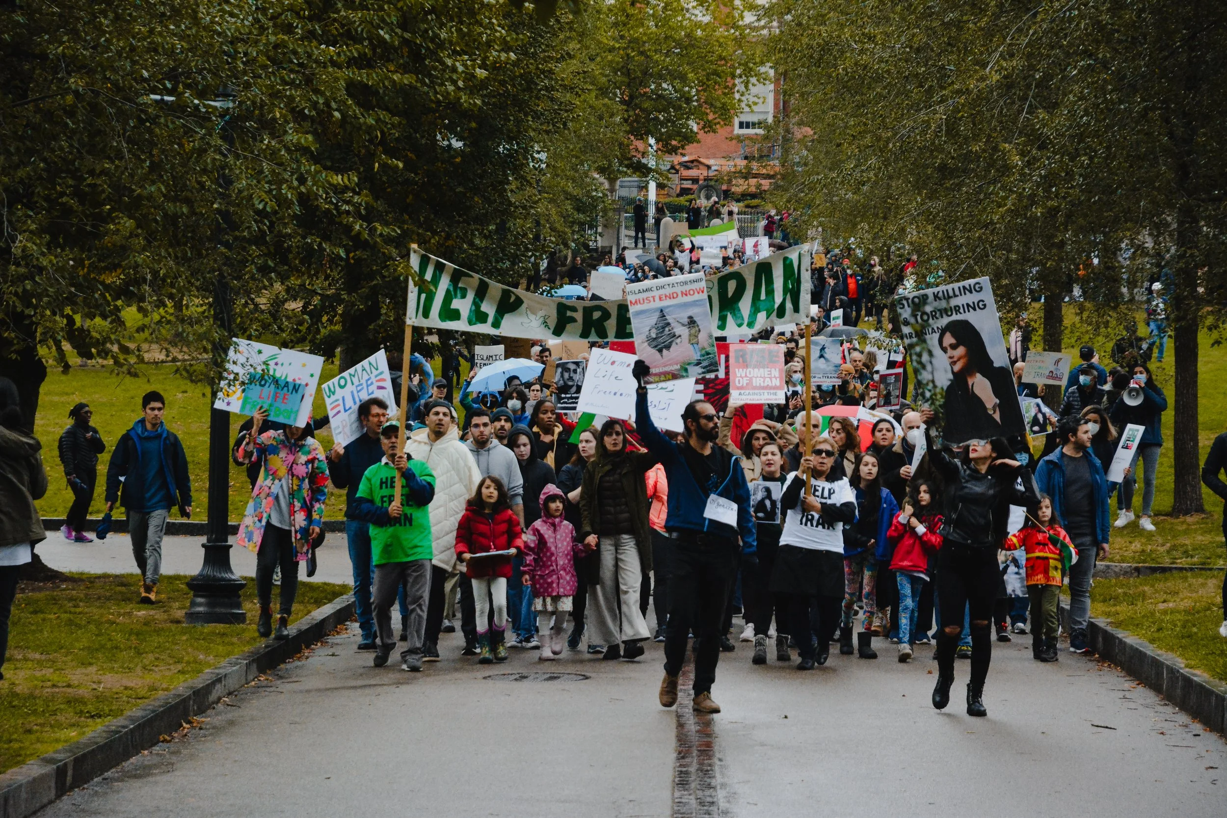 October 2022, Boston
Protest for Mahsa Amini's death