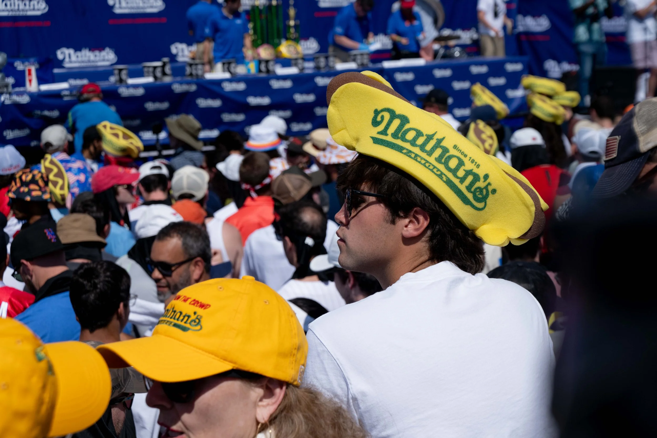 July 2025, Coney Island
Nathan's Famous Hotdog contest