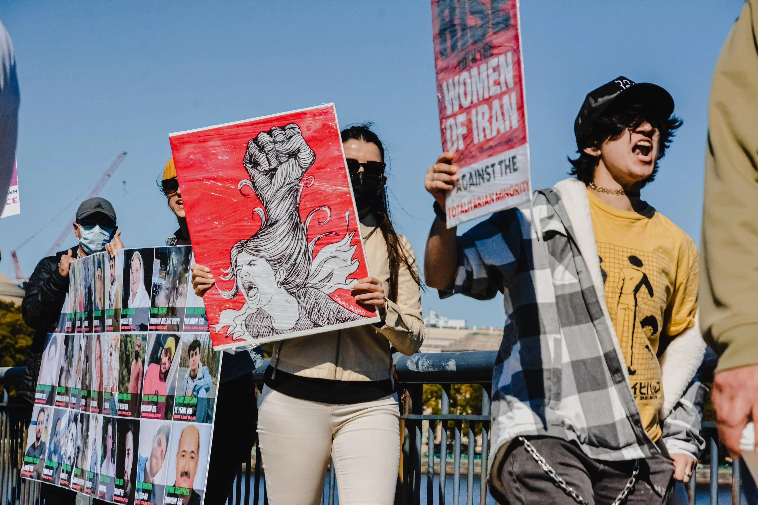 October 2022, Boston
Protest for Mahsa Amini's death