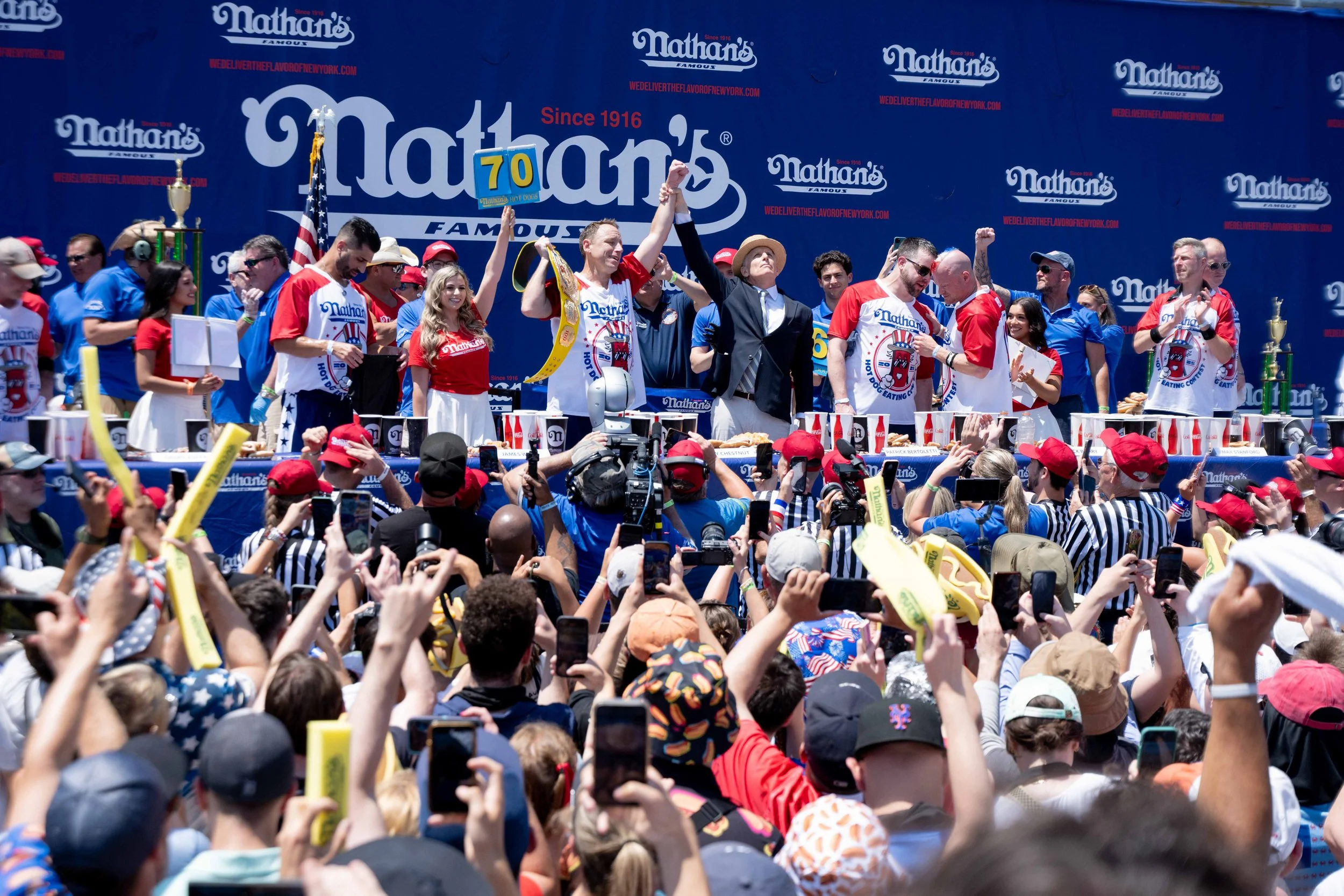 July 2025, Coney Island
Nathan's Famous Hotdog contest