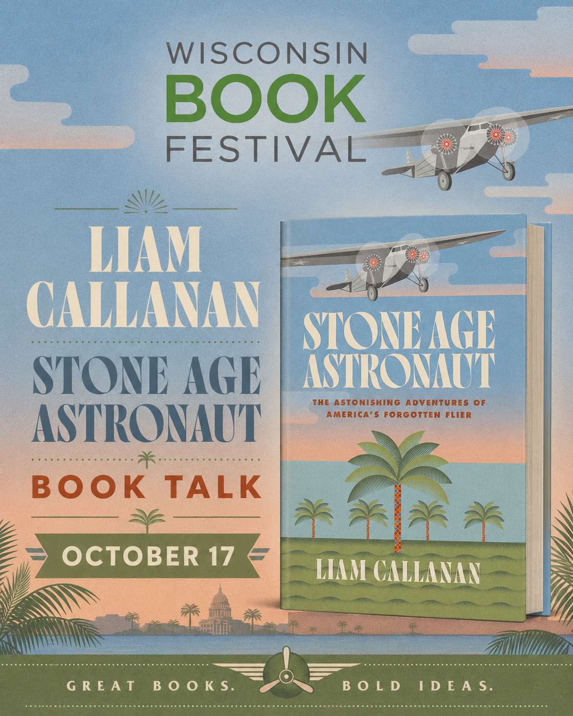 Stone Age Astronaut at the Wisconsin Book Festival