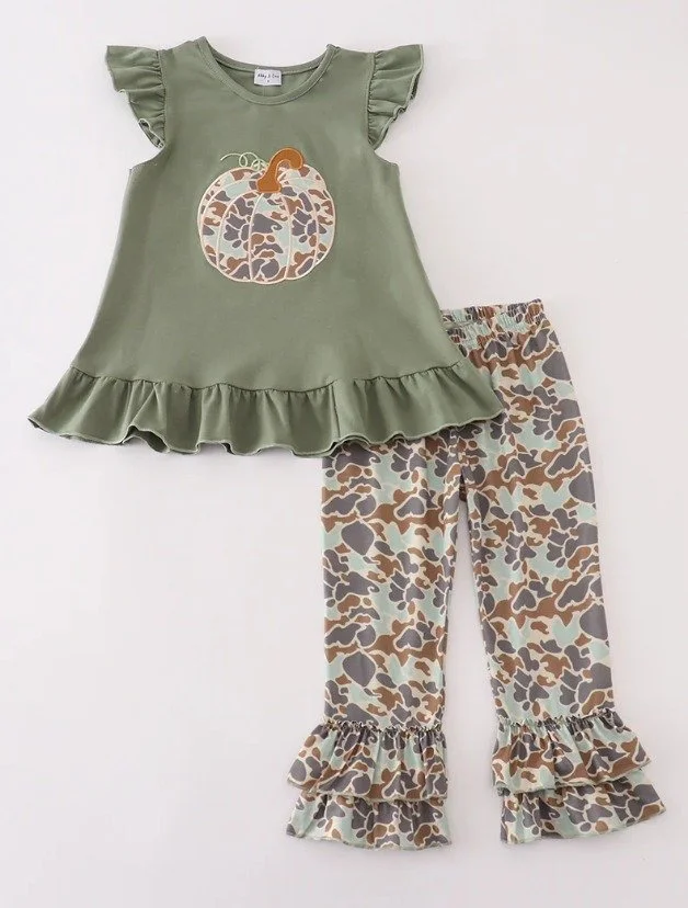 Camo Pumpkin Pant Set