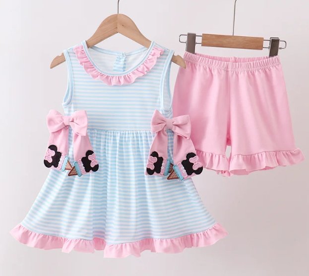 Blue Ice Cream Mickey Set