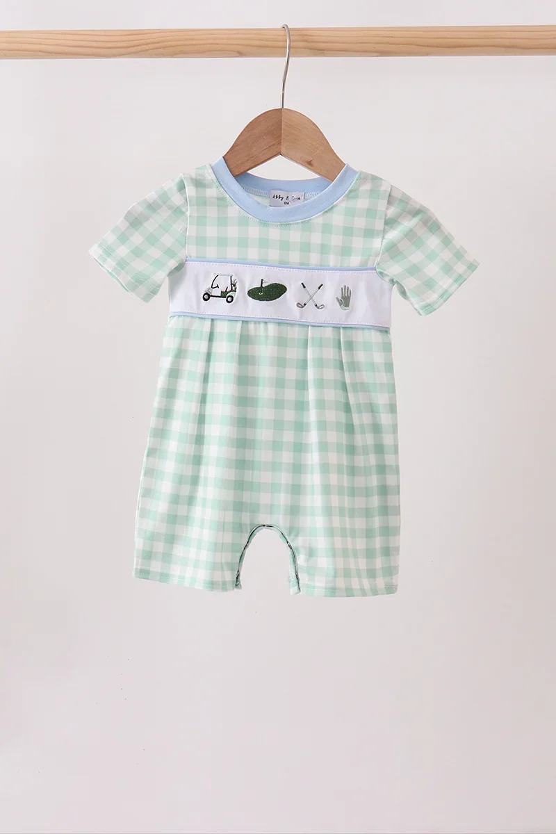 Green Golf Romper