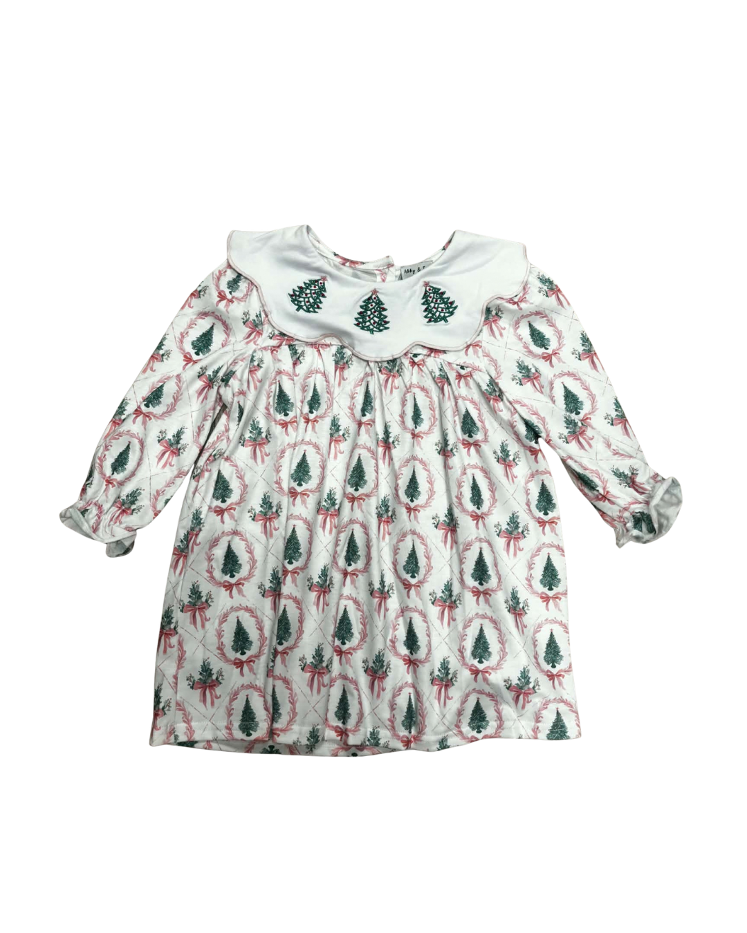 Pink Christmas Tree Dress