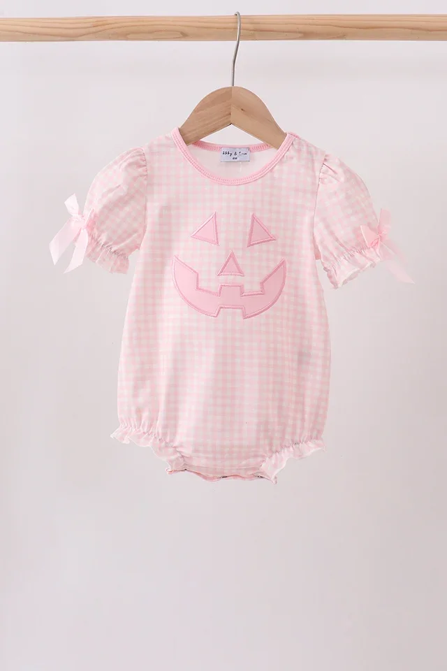 Pink Jack-O-Lantern Bubble