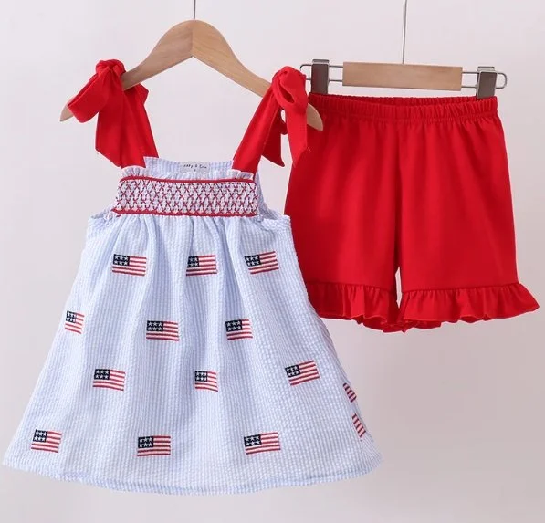 Flag Embroidered Set