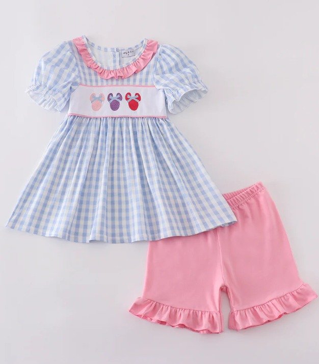 Minnie Gingham Set